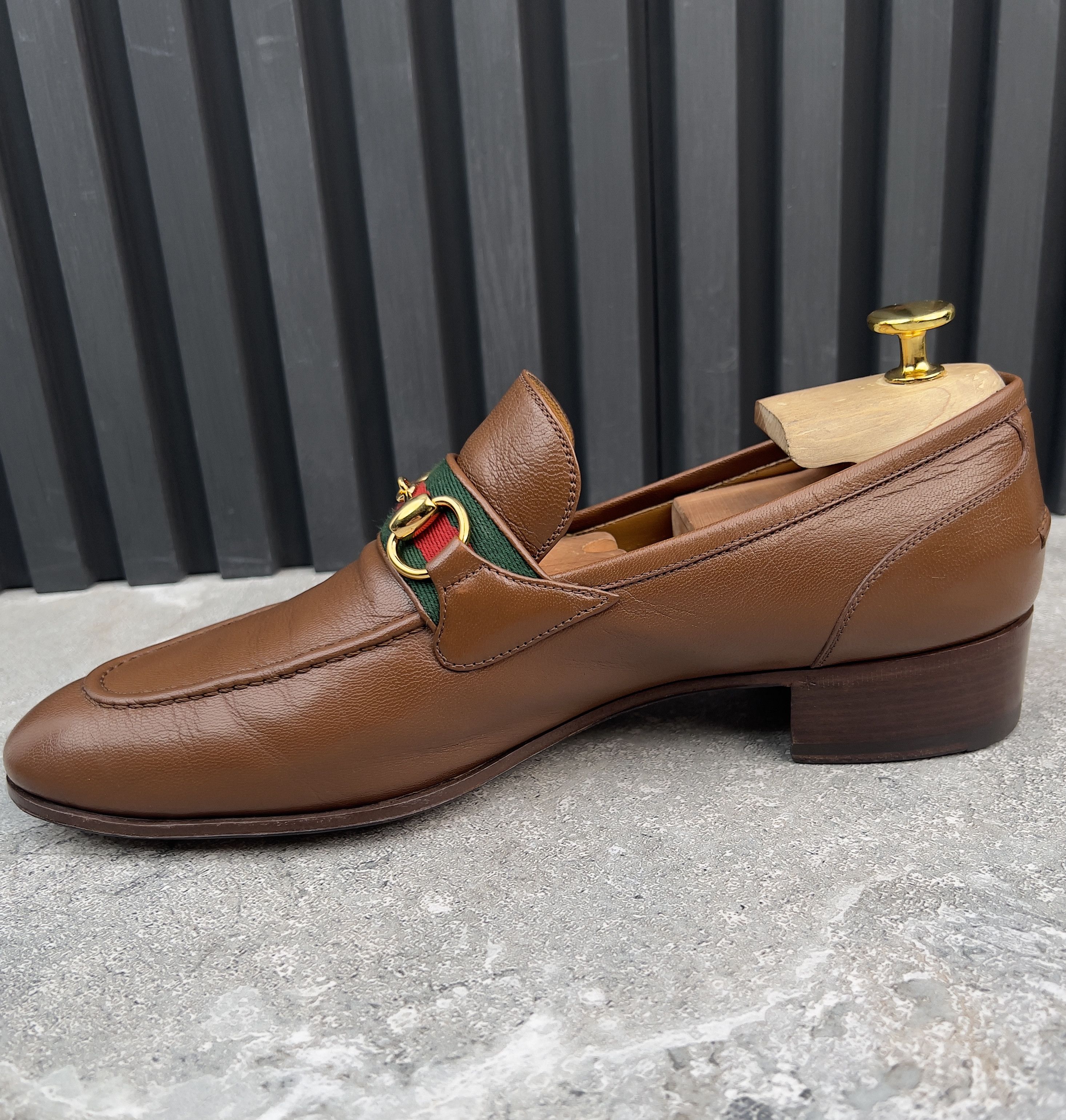 Gucci Gucci Quentin Web Horsebit Heels Loafers Leather Size US 9.5 / EU 42-43 - 6 Thumbnail