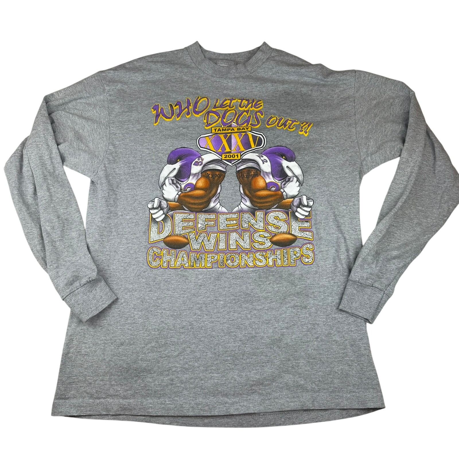 Other Vintage Baltimore Ravens Super Bowl XXXV 2001 Tee 2XL Size US XXL / EU 58 / 5 - 1 Thumbnail