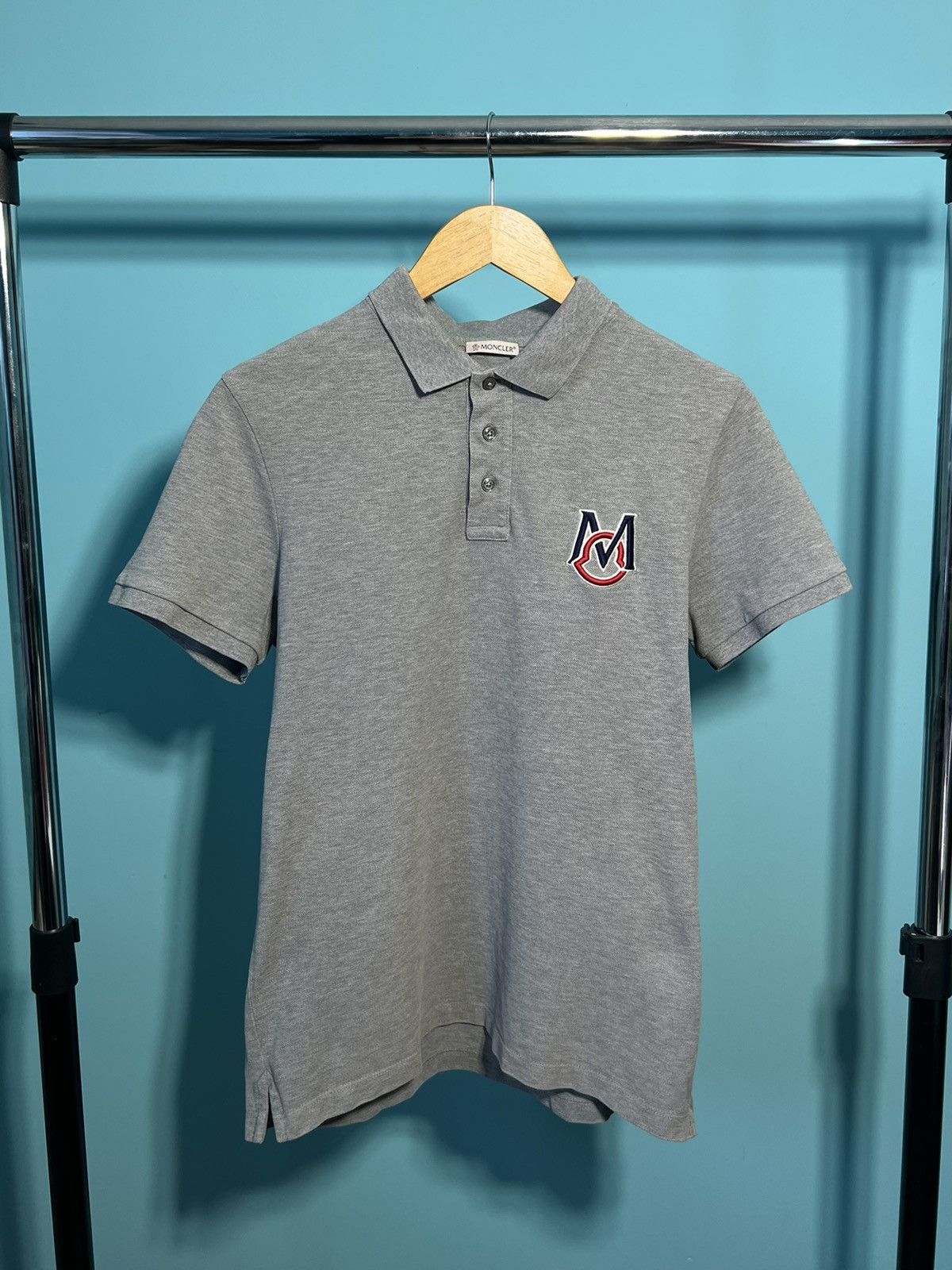 Moncler Moncler Polo Rare Logo Manica Corta Size US M / EU 48-50 / 2 - 2 Thumbnail