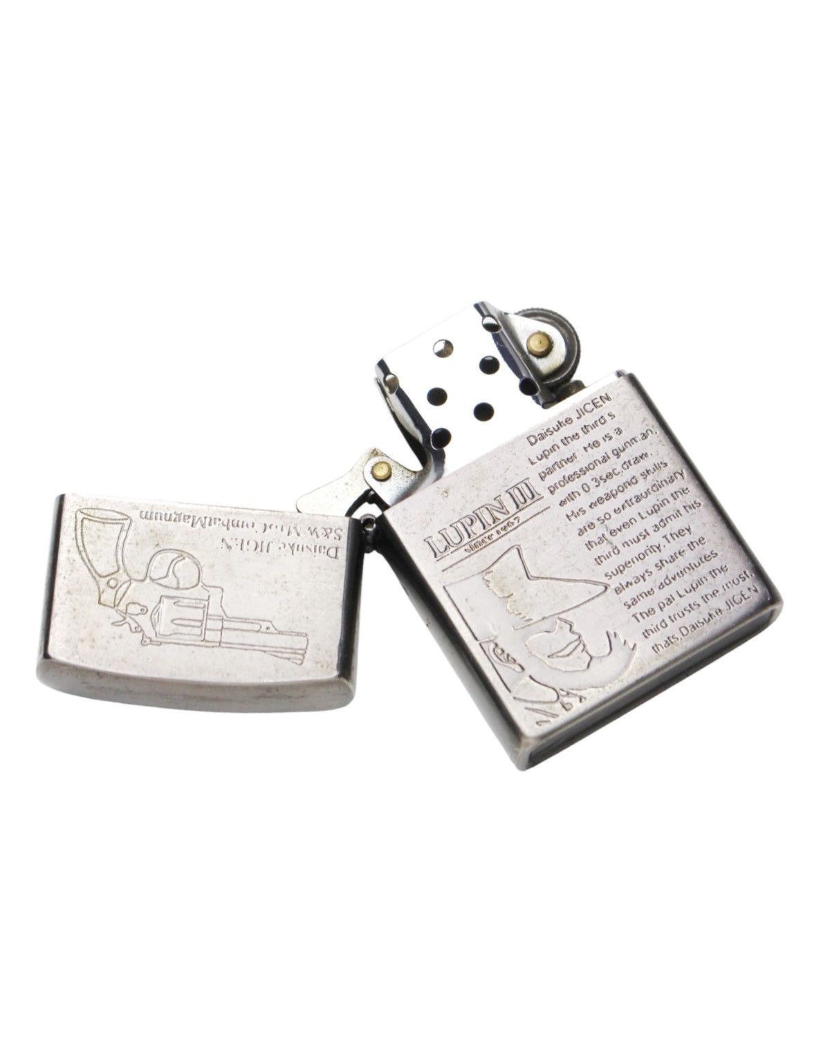 Anime 2000S ZIPPO LUPIN III DAISUKE JIGEN ENGRAVED LIGHTER Size ONE SIZE - 3 Thumbnail
