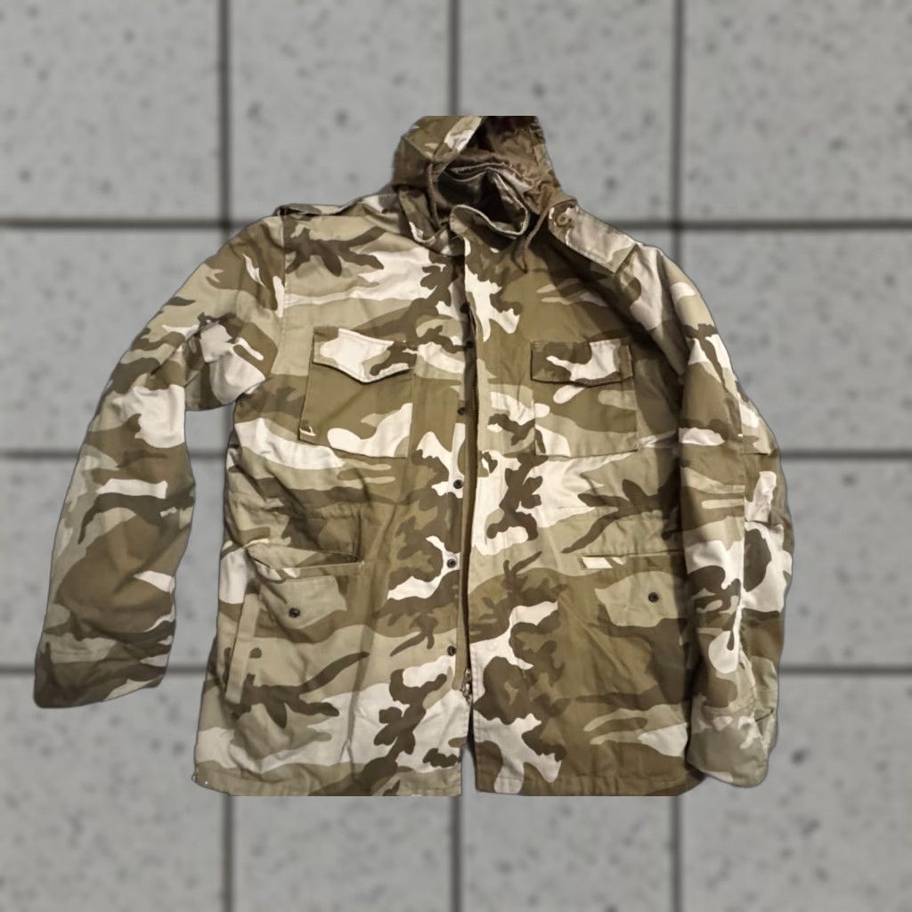 Vintage CounterAttack Coat Men’s Hunting Military Style Hooded Winter 2XL Camouflage Desert Army Mens Size US XXL / EU 58 / 5 - 1 Thumbnail