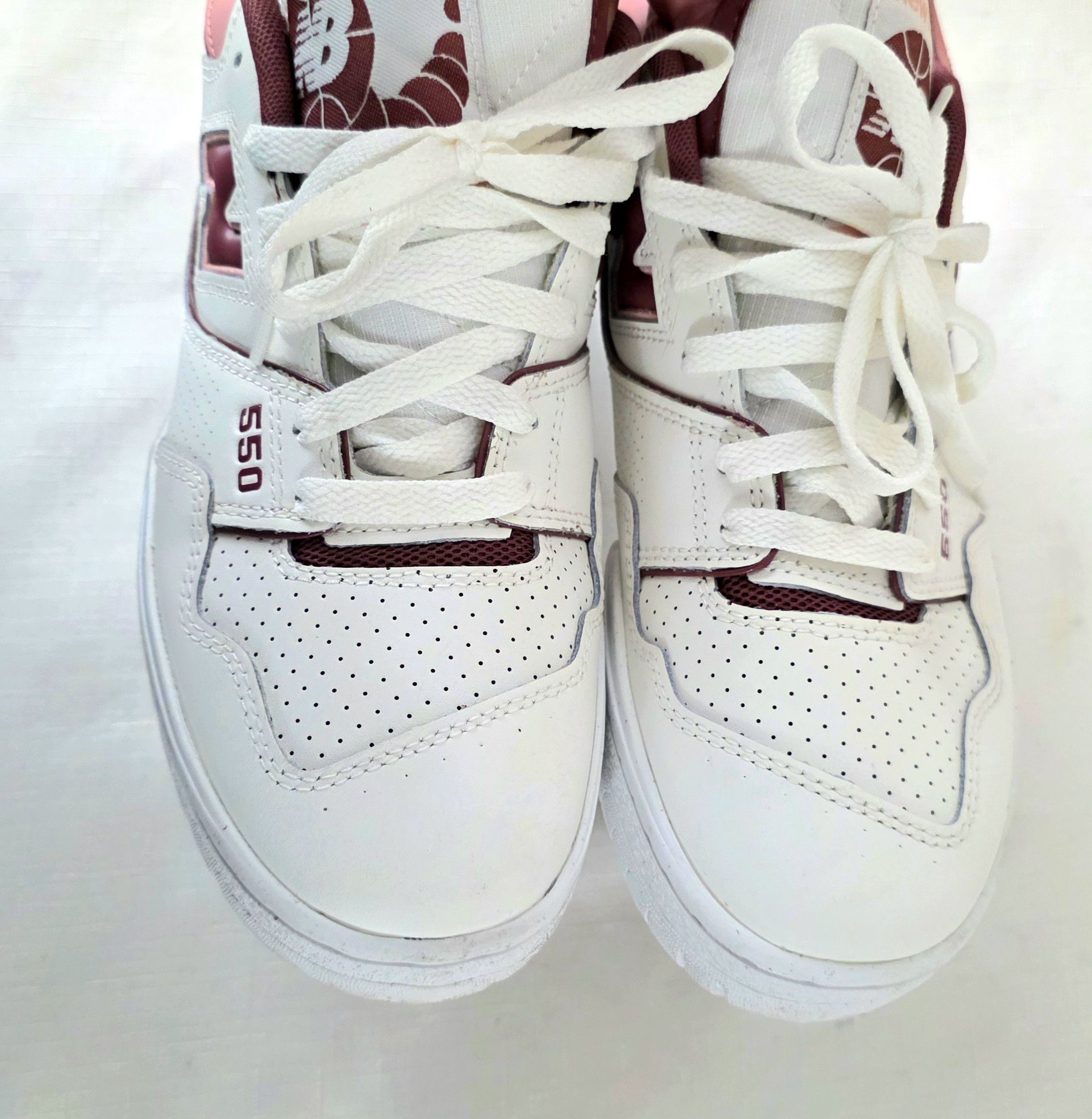 New Balance New Balance Women 550 sneakers 'Washed Burgundy10 Men 8.5 Size US 8 / EU 41 - 6 Thumbnail