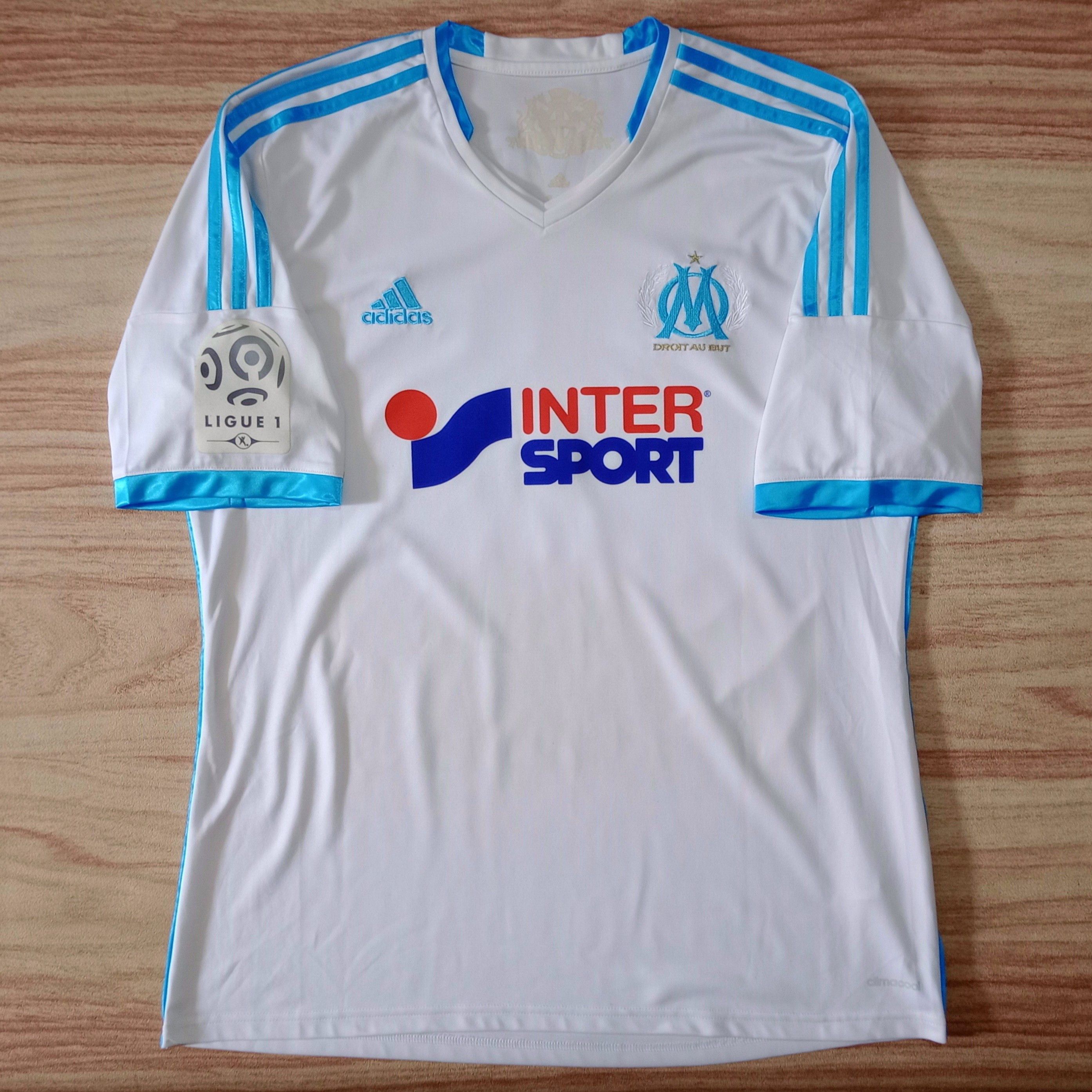 Adidas Olympique Marseille 2013-2014 Home Jersey Dimitri Payet 17 Size US L / EU 52-54 / 3 - 1 Thumbnail