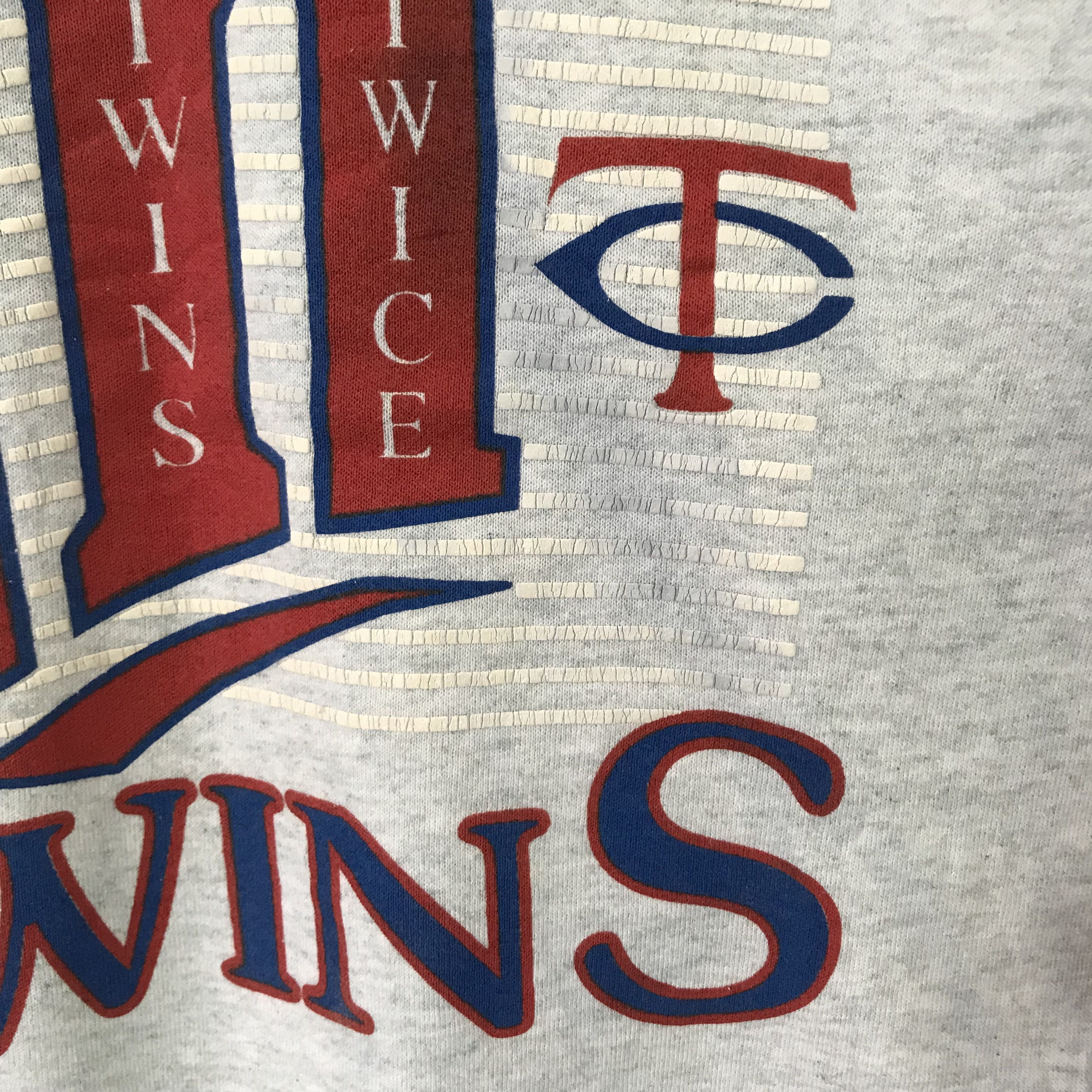 Fruit Of The Loom Vintage 90’s Minnesota Twins Gray Sweatshirt - 239 Size US S / EU 44-46 / 1 - 7 Thumbnail