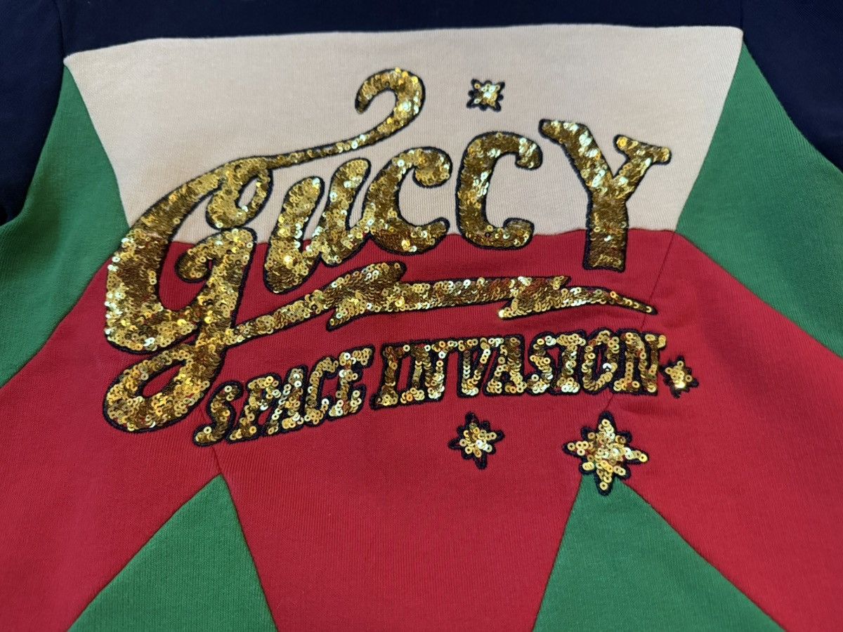Gucci Gucci Kids Black Cotton Embroidered Sequined Logo Sweatshirt Size ONE SIZE - 3 Thumbnail