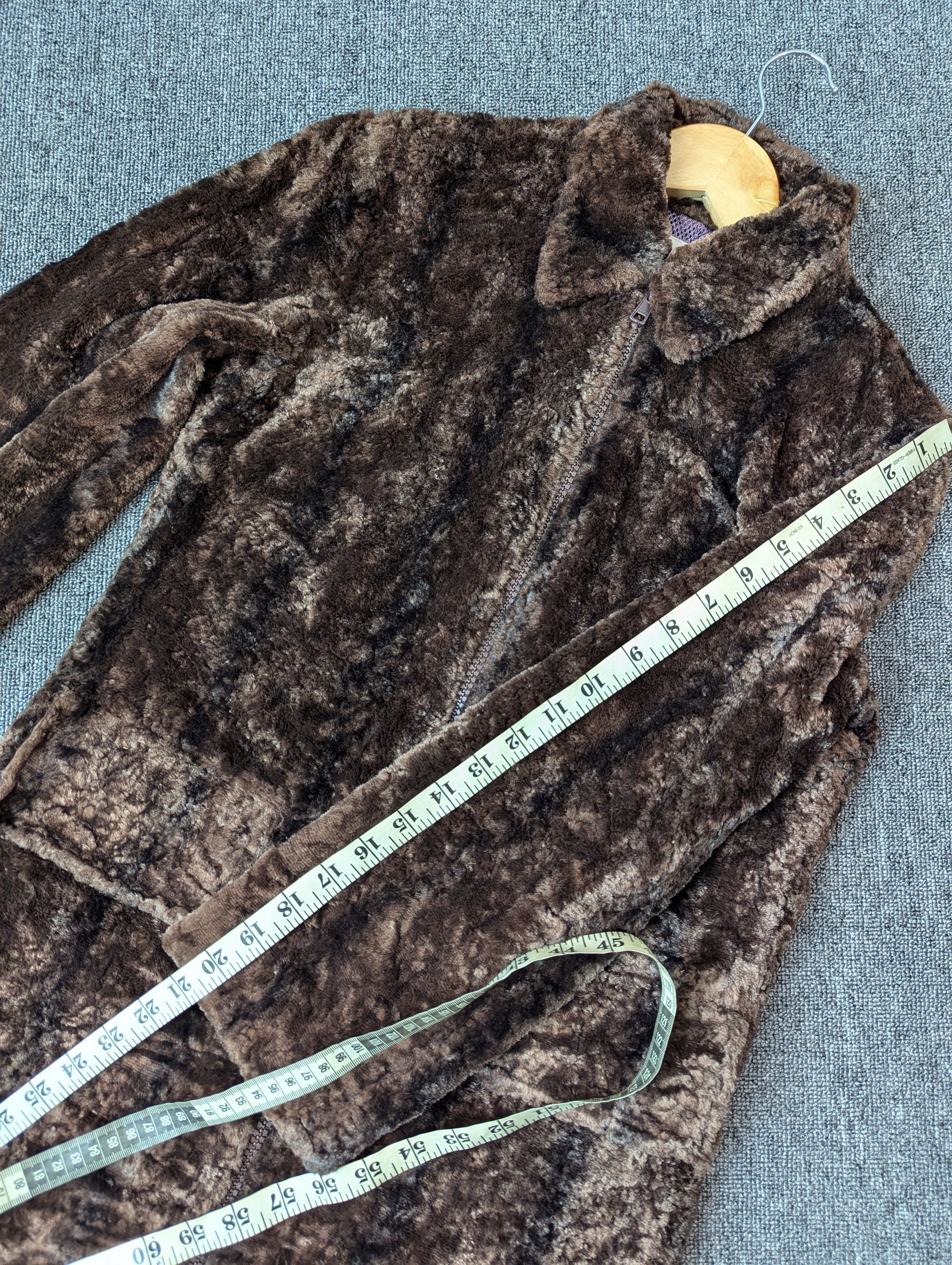 Japanese Brand × Vintage K.A.T Faux Fur Rayon Long Coat Zipper Jacket Size M Size M / US 6-8 / IT 42-44 - 16 Thumbnail