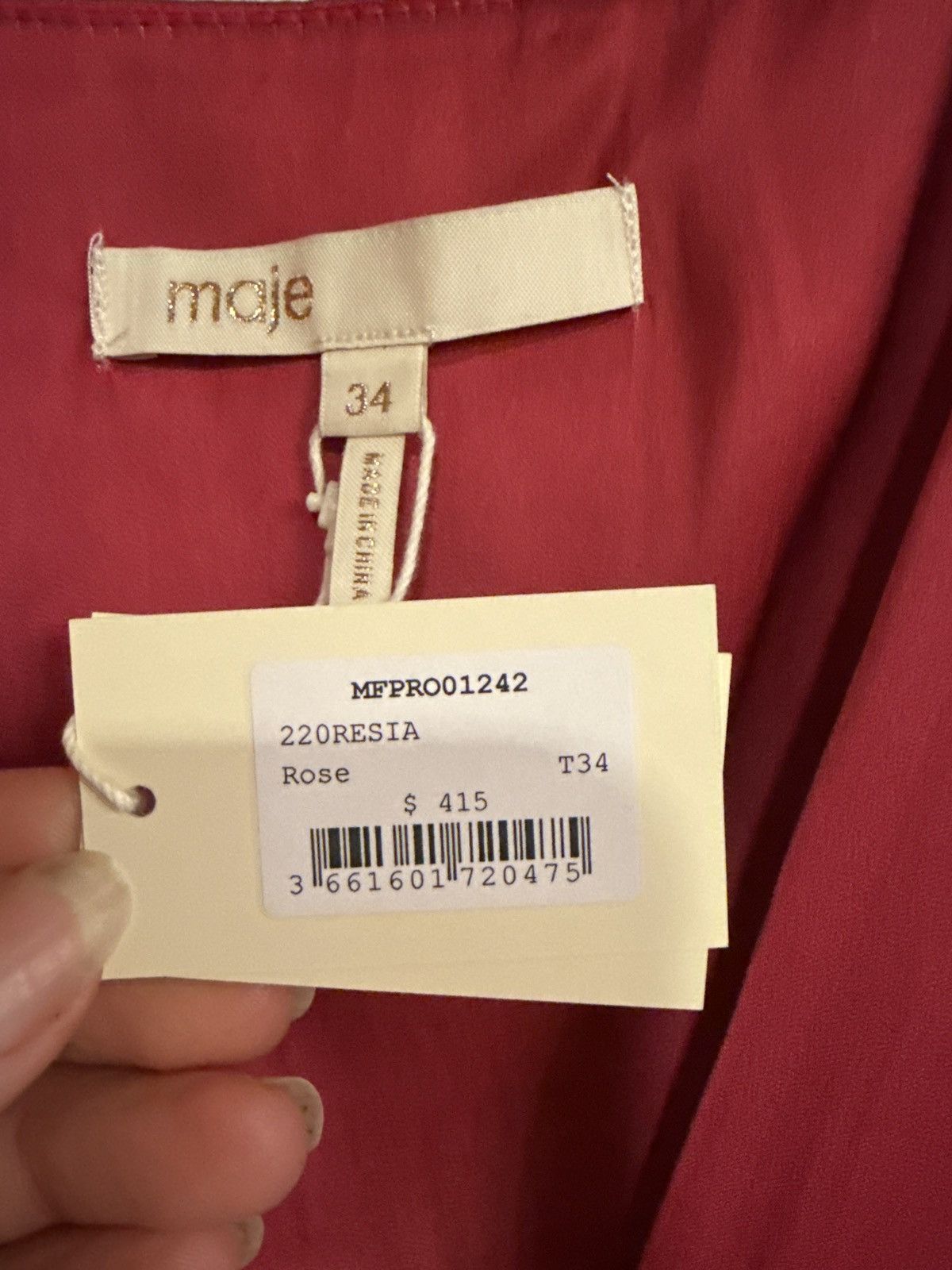 Maje Maje Paris Rose dress Size S / US 4 / IT 40 - 4 Thumbnail