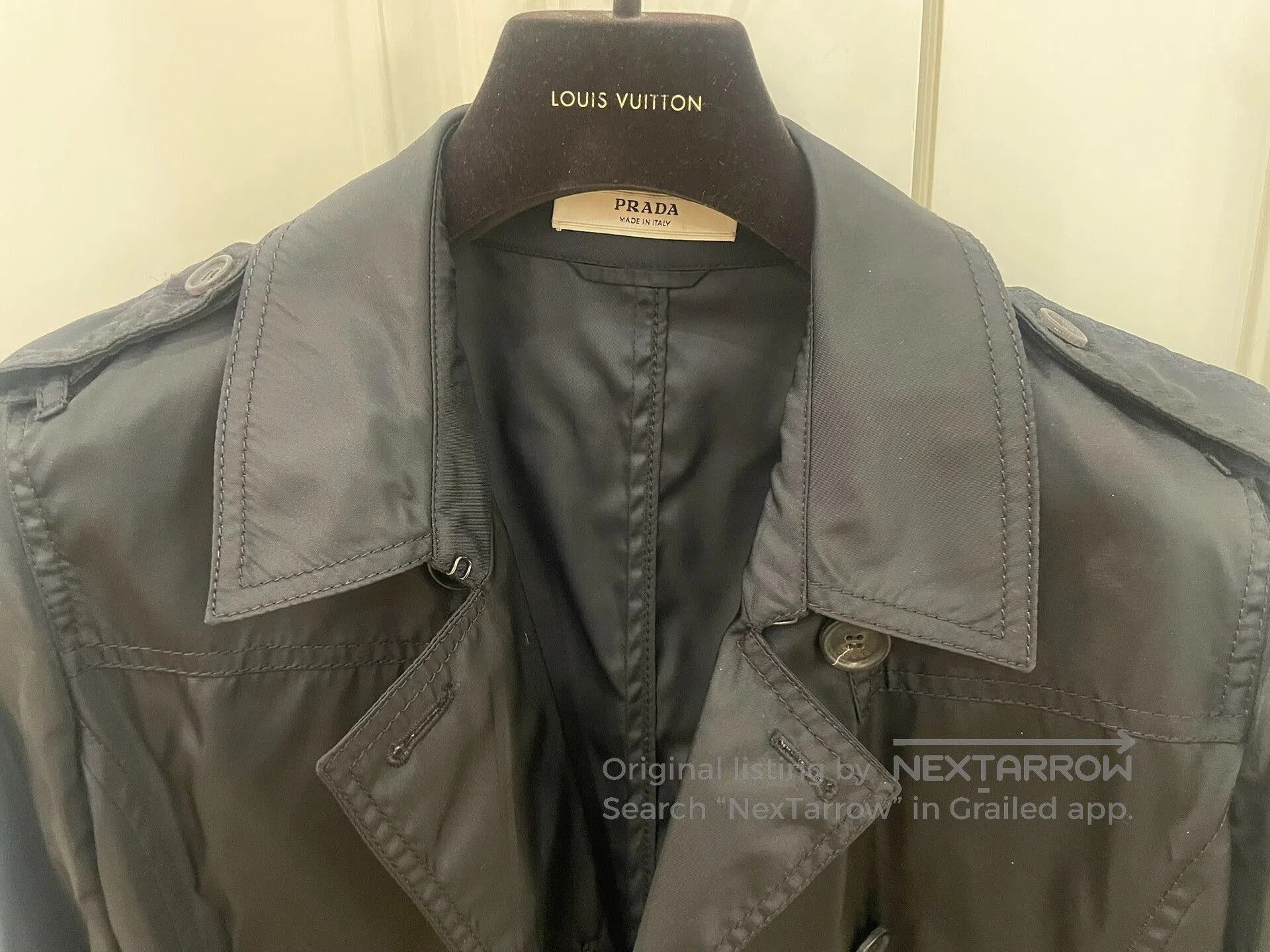 Prada Prada Black Trench Coat Size 42. Size US XS / EU 42 / 0 - 2 Thumbnail