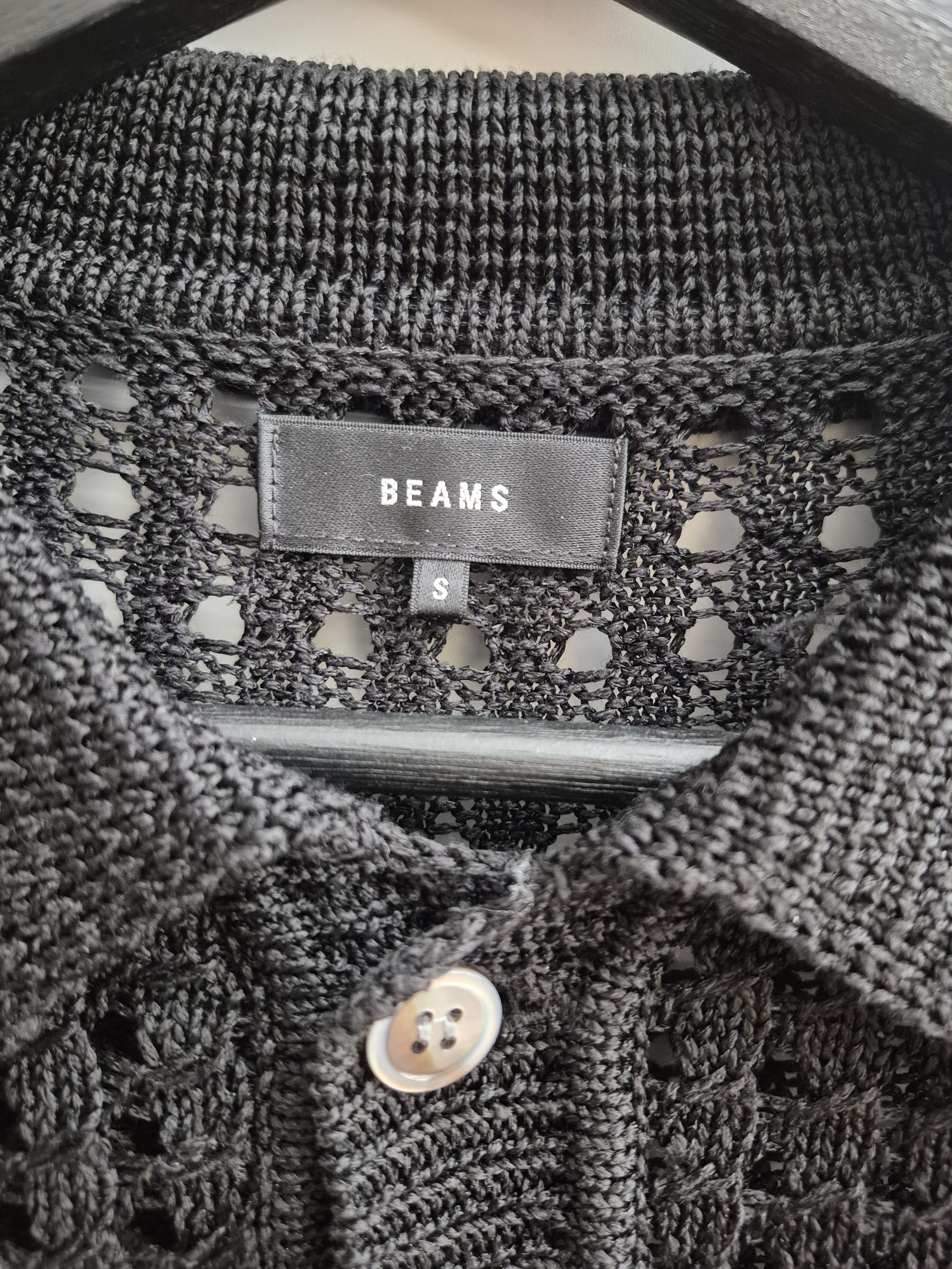 Beams Plus 5 Gauge Mesh Polo Long Sleeve Size US S / EU 44-46 / 1 - 3 Thumbnail