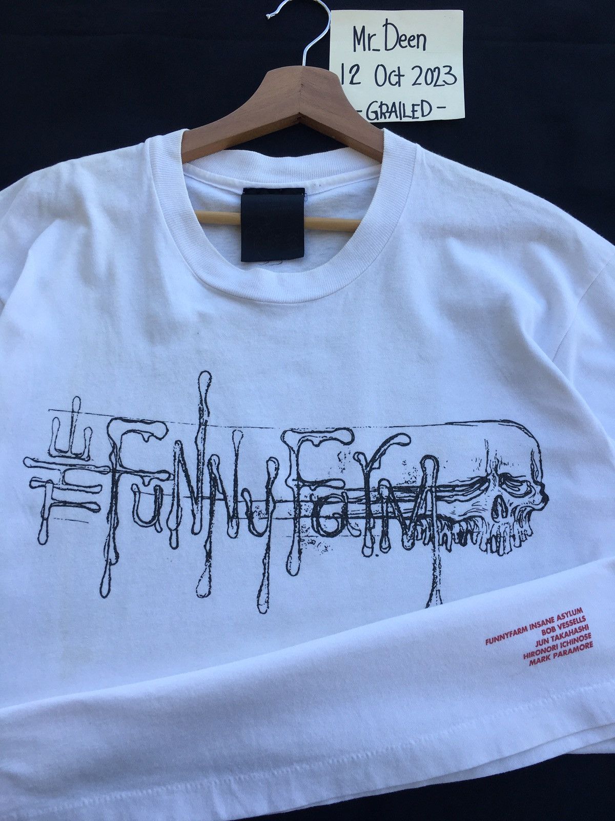 Jun Takahashi Vtg 90s Jun Takahashi Mark Paramore FunnyFarm Insane Asylum Size US L / EU 52-54 / 3 - 11 Thumbnail