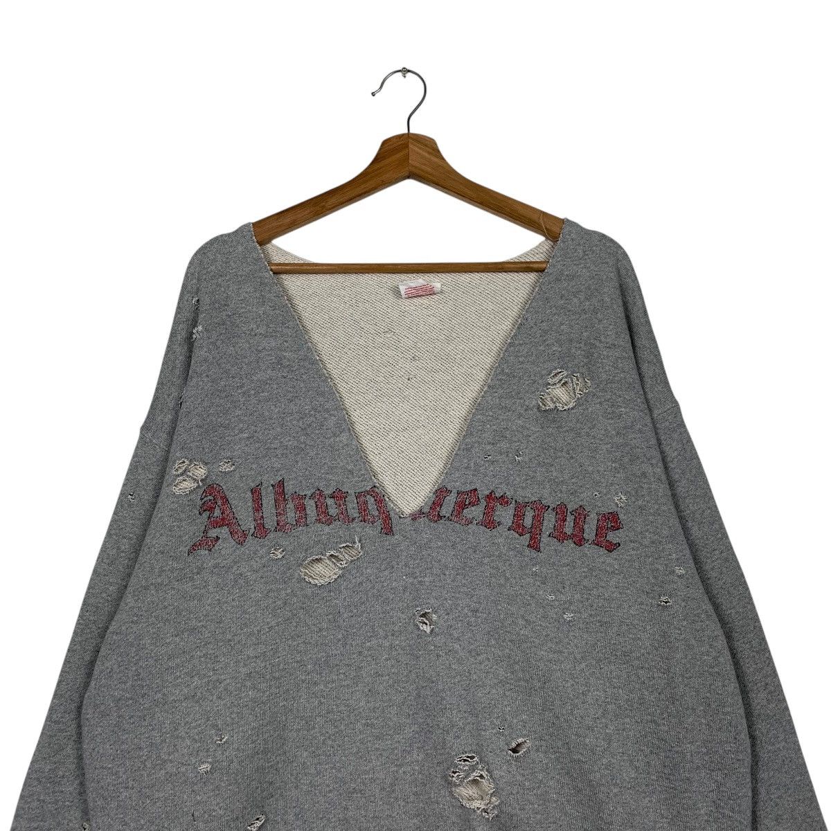 Japanese Brand Japanese Brand Freaks Store Albuquerque V Neck Sweater Size L / US 10 / IT 46 - 2 Thumbnail