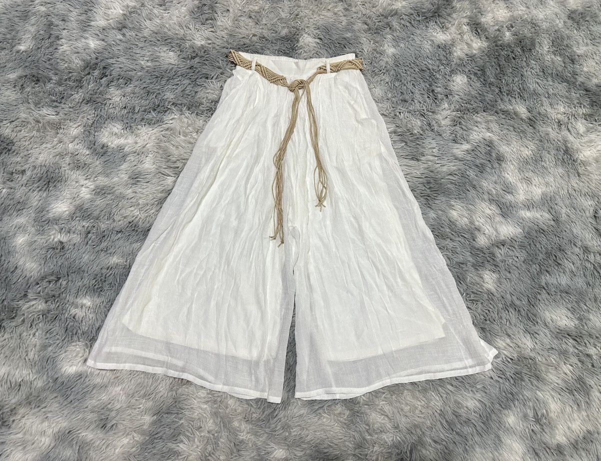 Japanese Brand 🔥Y2K Japanese Durer Rayon Wide Pants Bohemian Kmrii Size US 30 / EU 46 - 1 Thumbnail