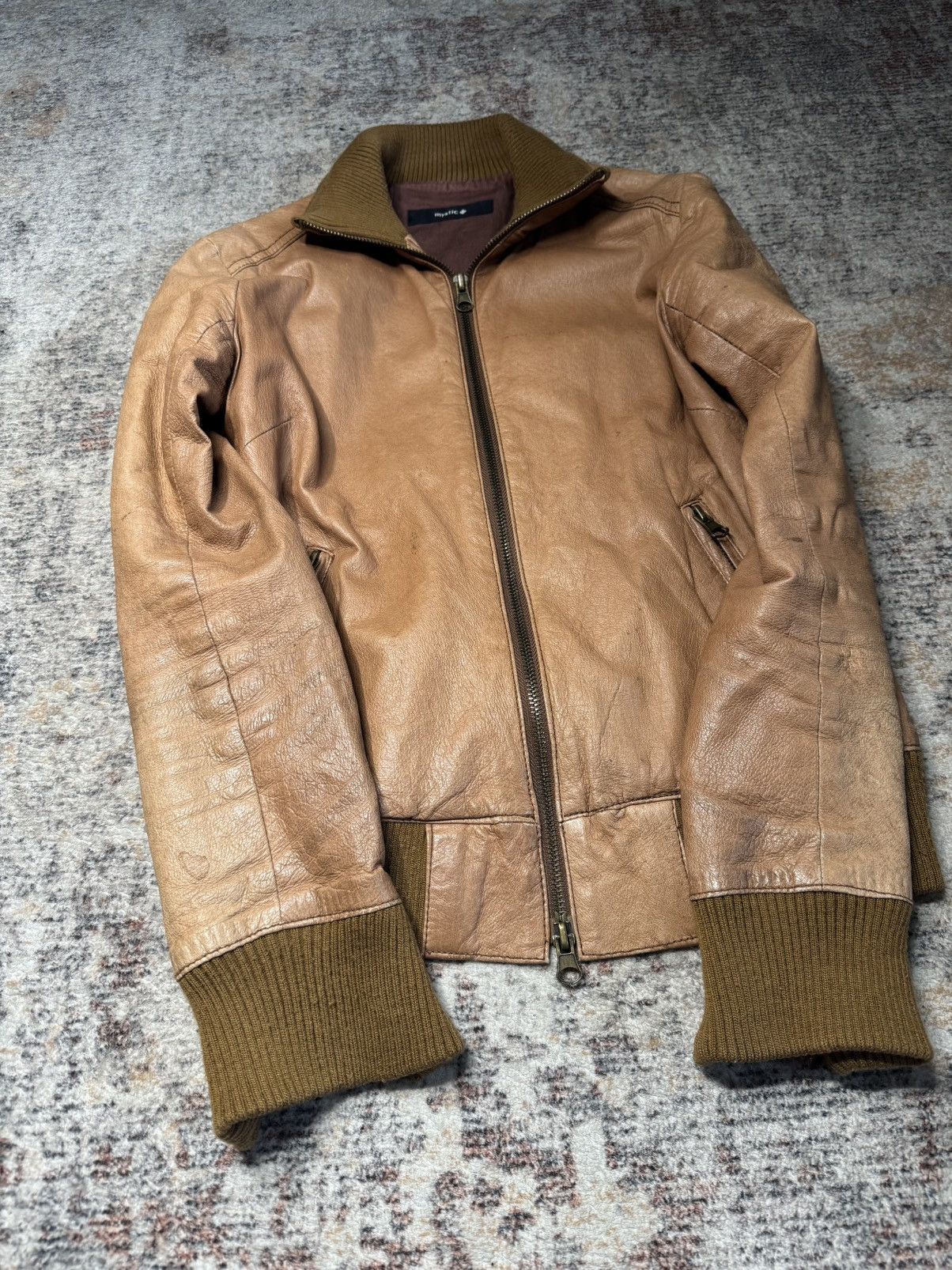 If Six Was Nine Japanese Brand Faux Leather Jacket Size S / US 4 / IT 40 - 3 Thumbnail