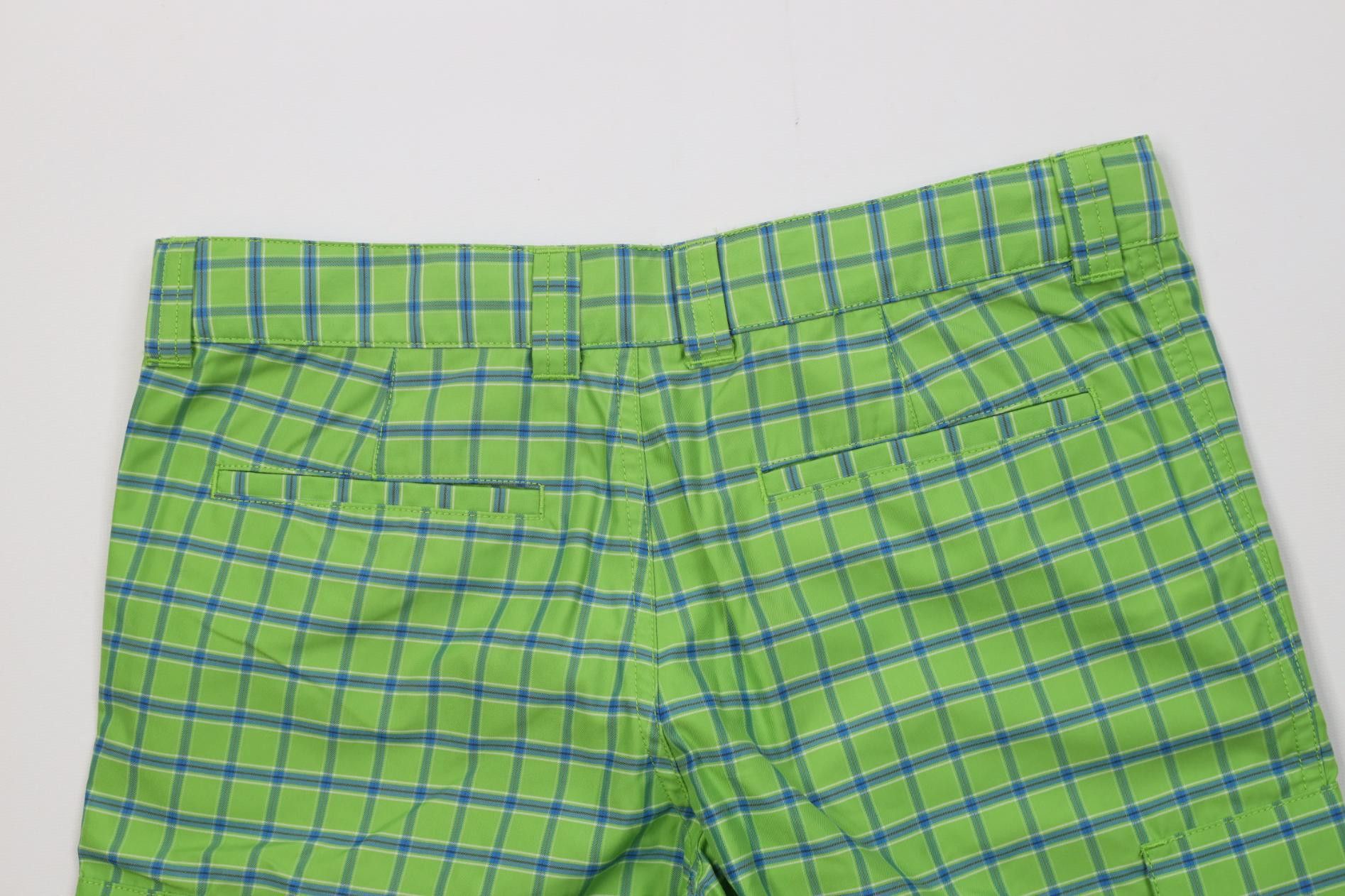 Nike Nike Golf Tech Knit Golfing Cargo Shorts Green Plaid Size US 30 / EU 46 - 9 Thumbnail