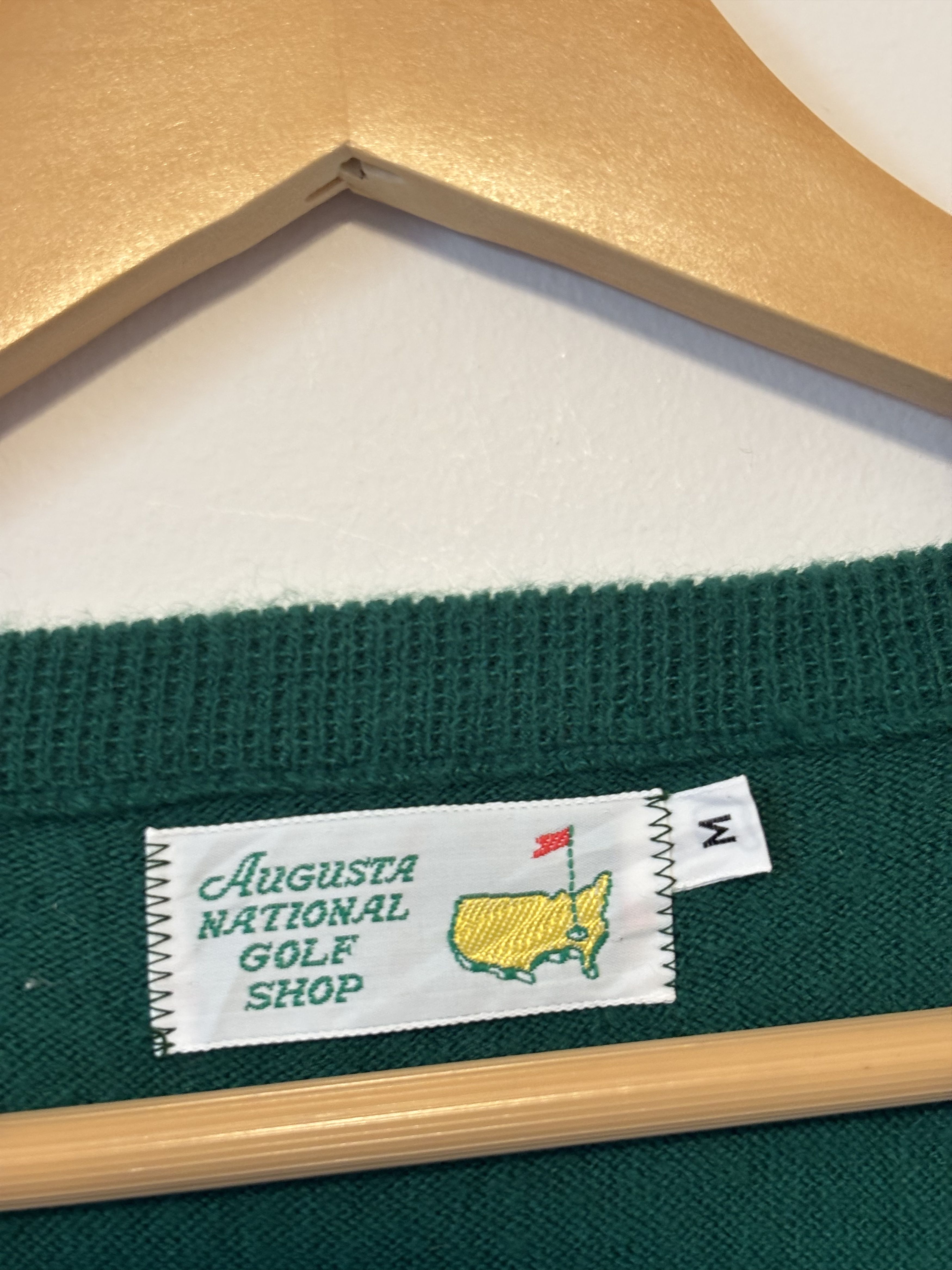The Masters The Masters Augusta National Green V-Neck Sweater Medium USA Size US M / EU 48-50 / 2 - 3 Thumbnail