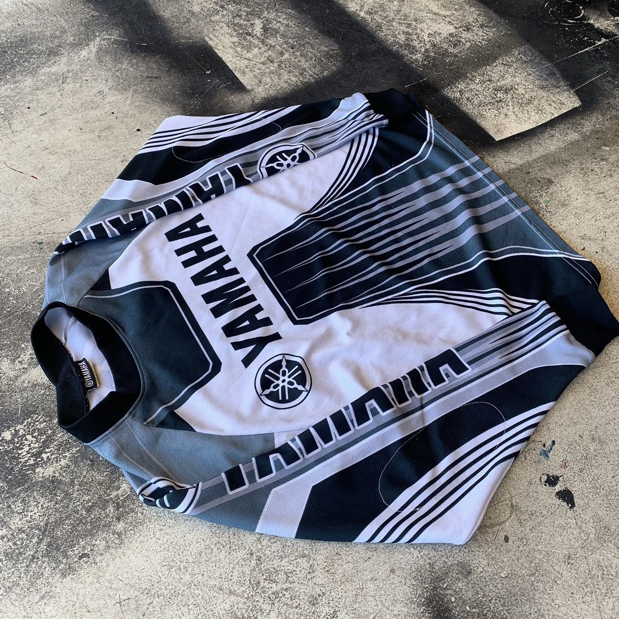 Vintage × Yamaha Vintage Crazy 90’s Baggy Fox Racing Style Yamaha Jersey Size US L / EU 52-54 / 3 - 3 Thumbnail