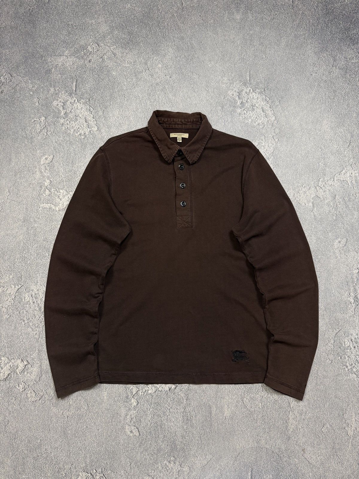 Burberry Burberry rugby polo long sleeve with logo Size US M / EU 48-50 / 2 - 1 Thumbnail