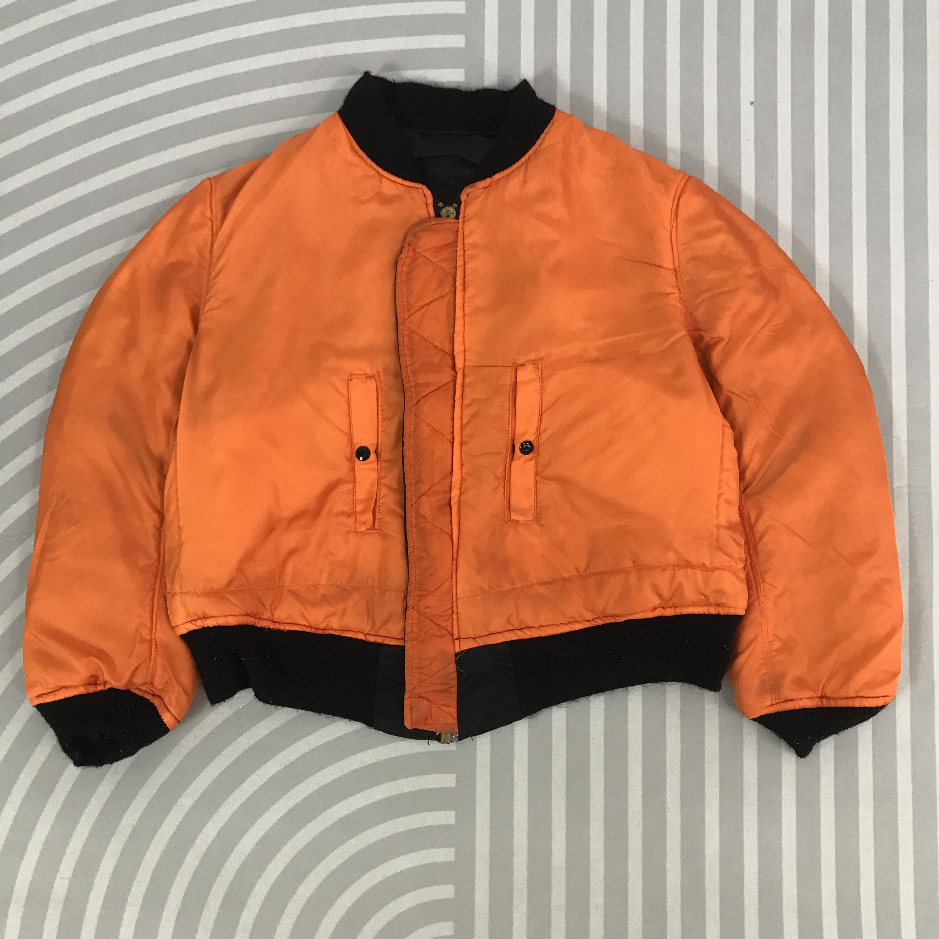 Alpha Industries Vintage Alpha Industries Bomber Black jacket Size US XL / EU 56 / 4 - 3 Thumbnail