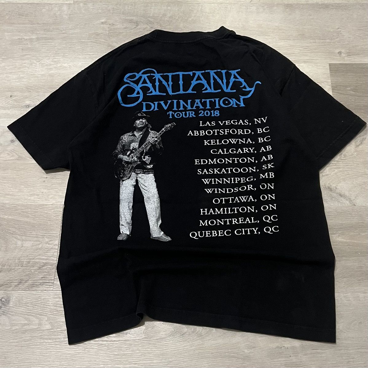 Band Tees Classic Santana Divination Tour 2018 black T-shirt Size US M / EU 48-50 / 2 - 2 Thumbnail