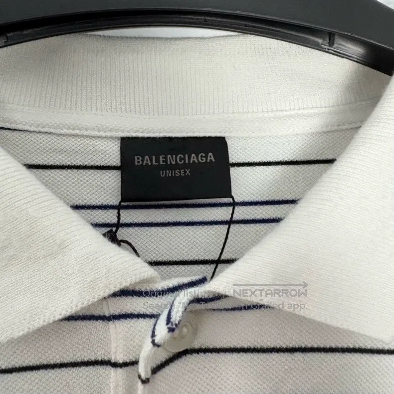 Balenciaga Balenciaga 25ss Striped Polo Short Sleeve Size US M / EU 48-50 / 2 - 3 Thumbnail