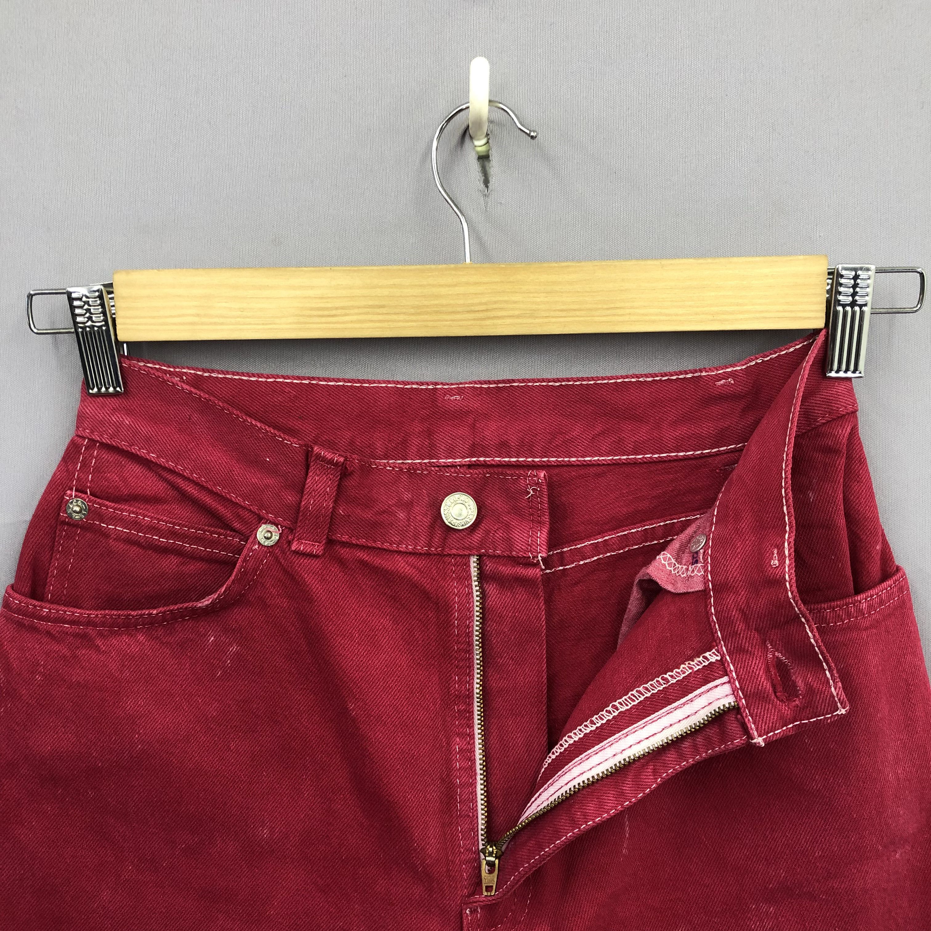 Levi's Vintage 80s Levis Red Jeans Levi's Light Wash Tapered Denim Size 26" / US 2 / IT 38 - 4 Thumbnail