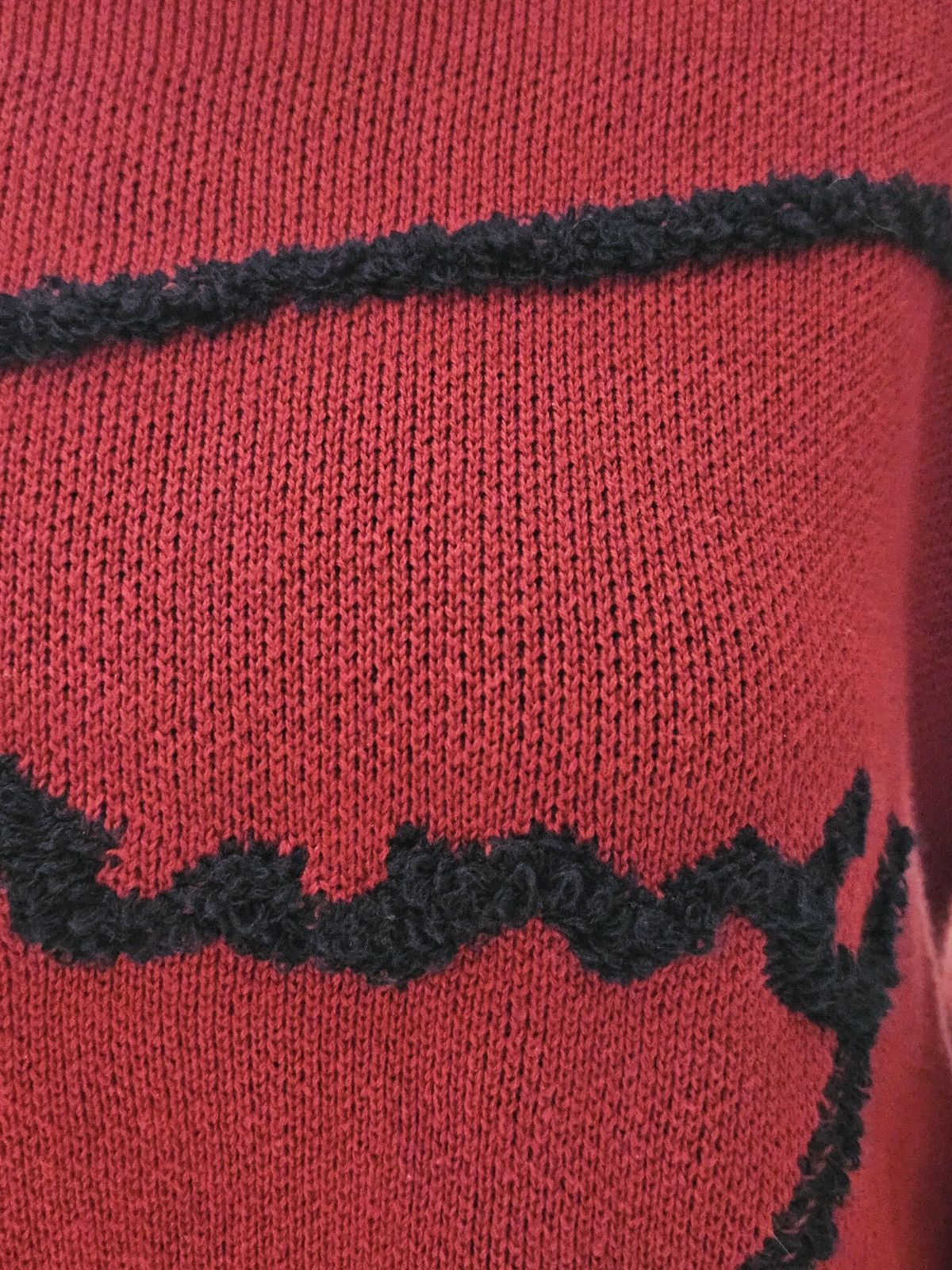 Designer × Tommy Hilfiger TOMMY HILFIGER Burgundy Relaxed Turtleneck Sweater Size XS / US 0-2 / IT 36-38 - 8 Thumbnail