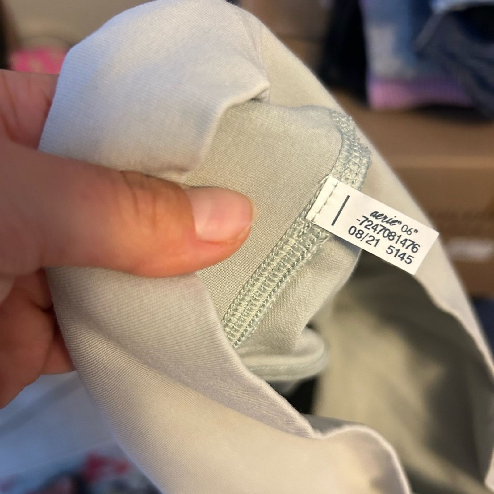 American Eagle Outfitters Aerie Gray OG High Rise 7/8 Leggings Size 27" / US 4 / IT 40 - 3 Thumbnail