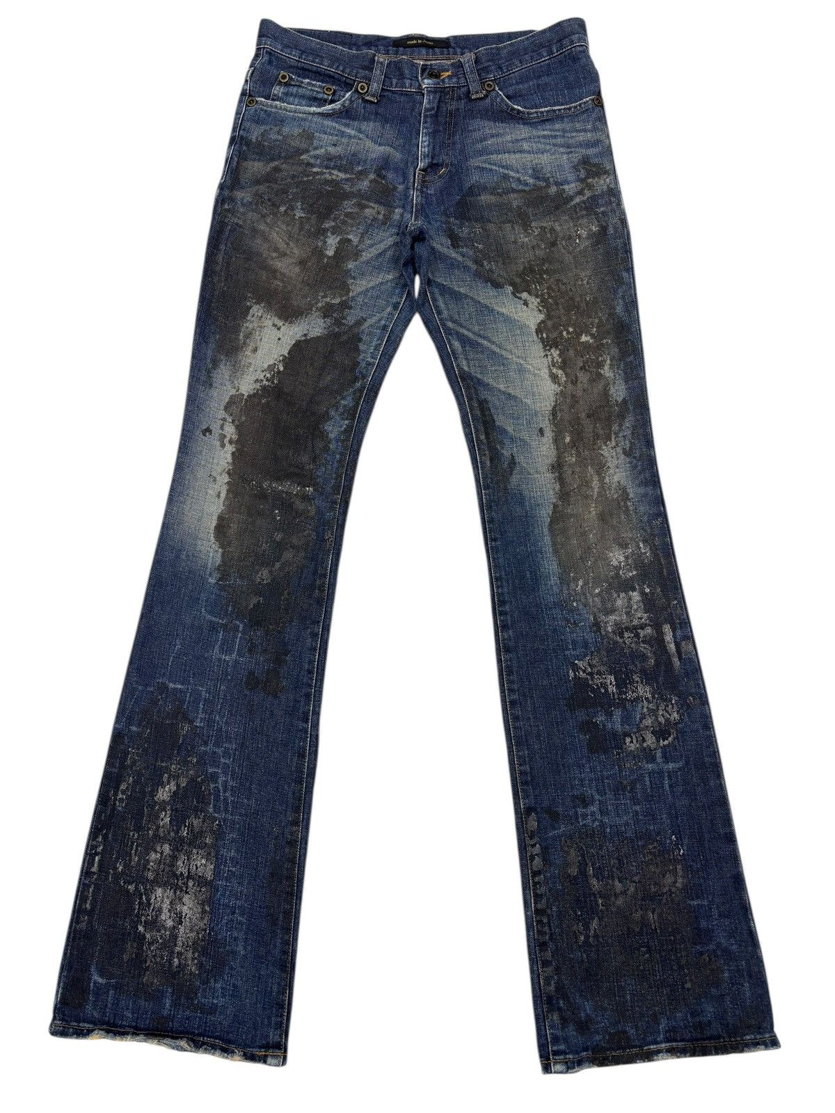 If Six Was Nine Semantic Design Snake Python Pattern Flare Jeans Bootcut Size US 32 / EU 48 - 9 Thumbnail