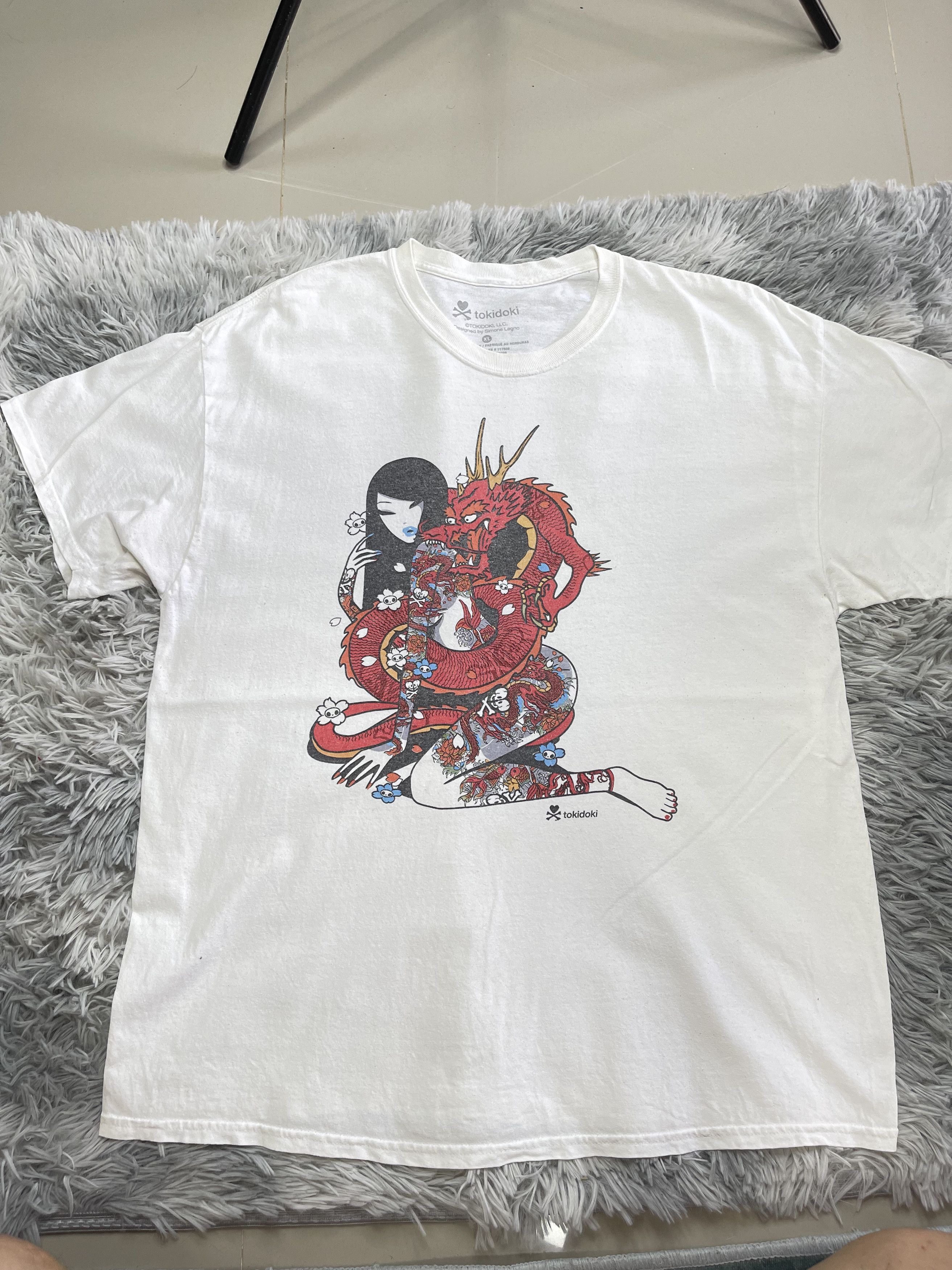 Other Tokidoki girl dragon tattoo Graphic Tee Shirt Size US XL / EU 56 / 4 - 1 Thumbnail