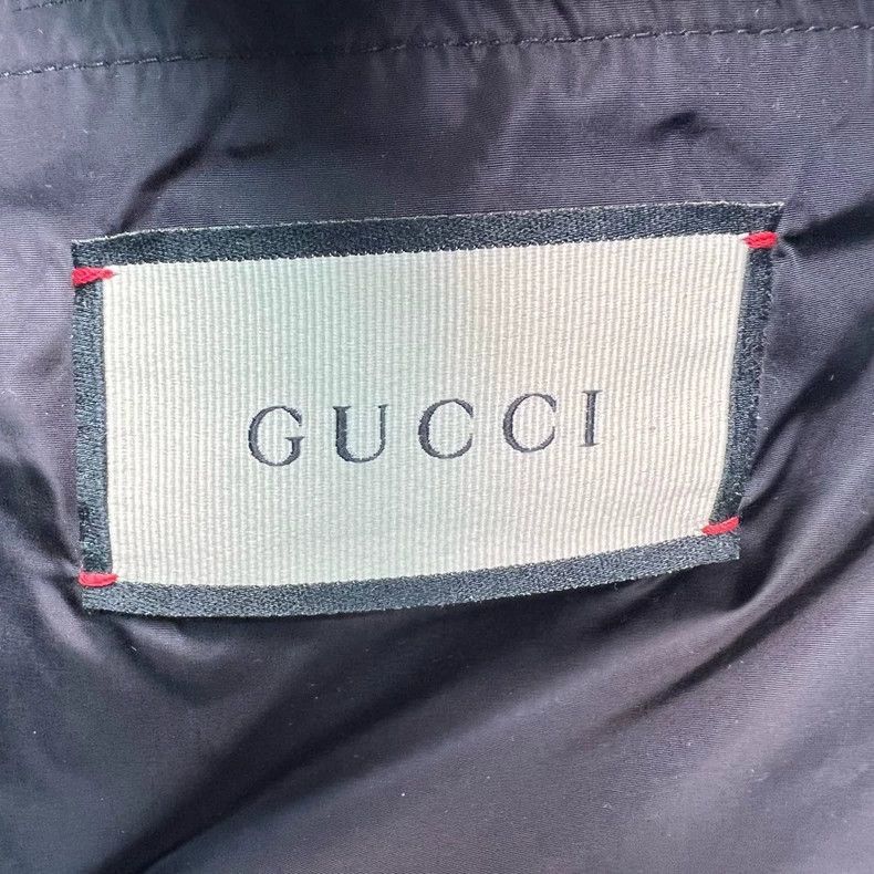 Gucci Warm Printed Black Vest-2506