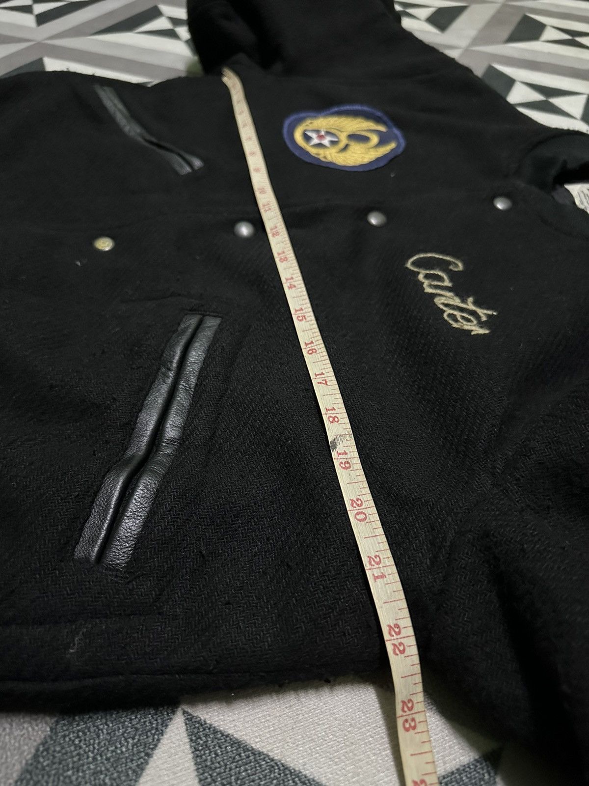 Vintage US air force houston varsity jacket Size US M / EU 48-50 / 2 - 6 Thumbnail