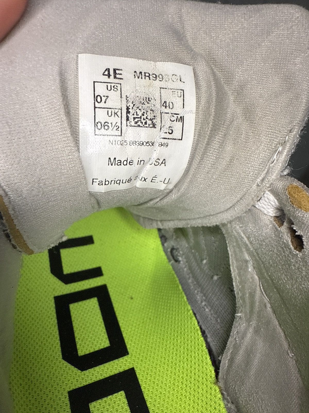 New Balance RARE New Balance 993 Made In USA Gray/White Men Sneakers MR993GL - SZ 7M / 4E Size US 7 / EU 40 - 1 Thumbnail