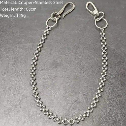 Other Punk Waist Pants Chain Wallet Chain Keychain Size ONE SIZE - 1 Thumbnail