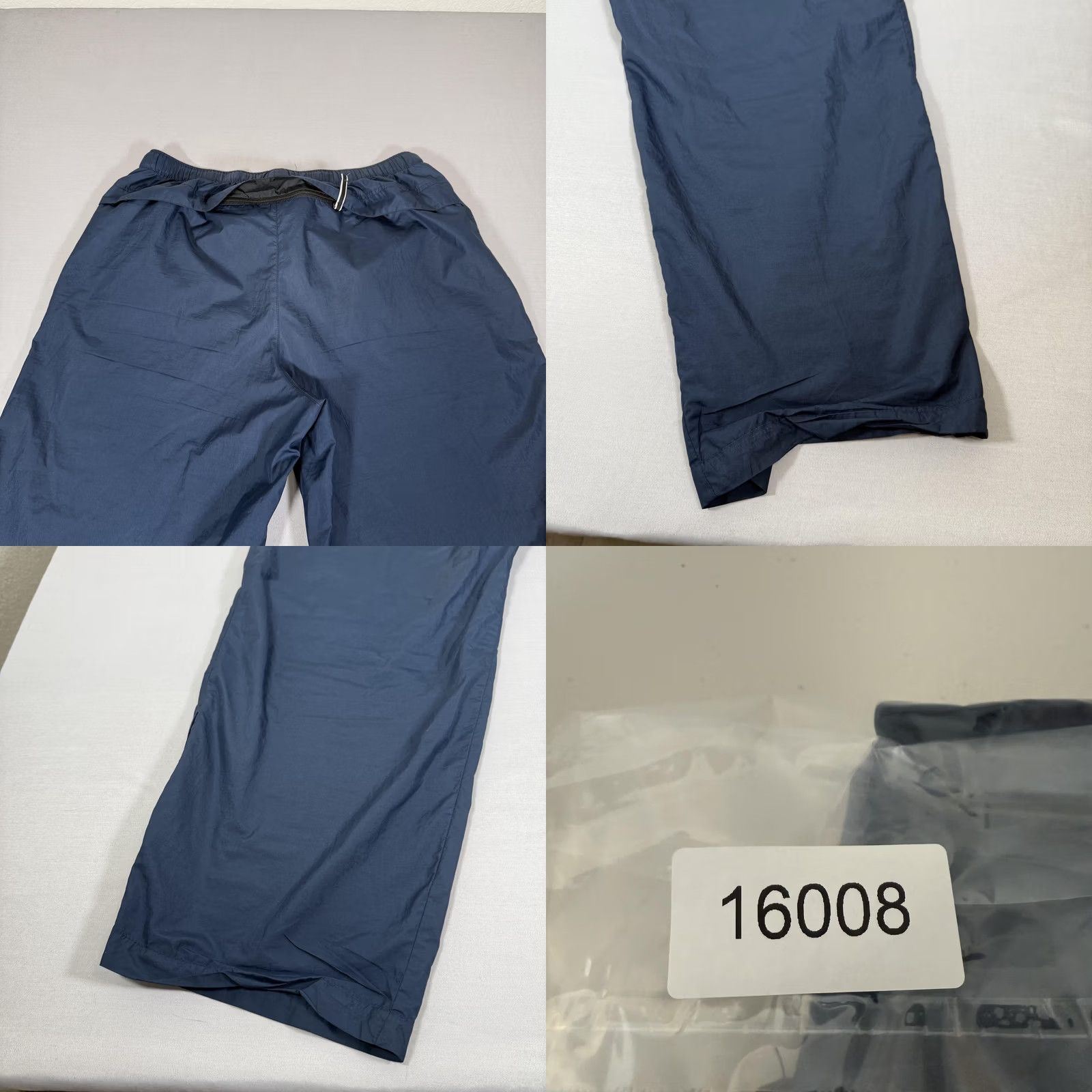 Nike VINTAGE Nike Pants Men Large Blue Track Windbreaker Baggy Loose Gym Work Out Y2K Size US 33 - 10 Thumbnail