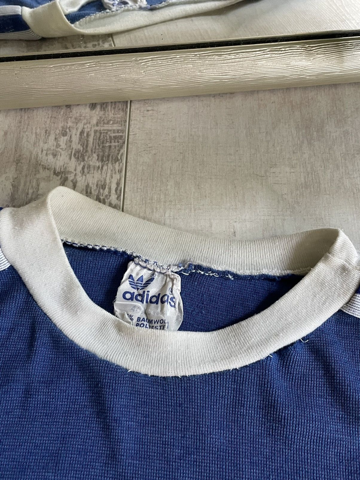 Adidas Vintage Adidas 70’s T-Shirt Blue Size US S / EU 44-46 / 1 - 7 Thumbnail