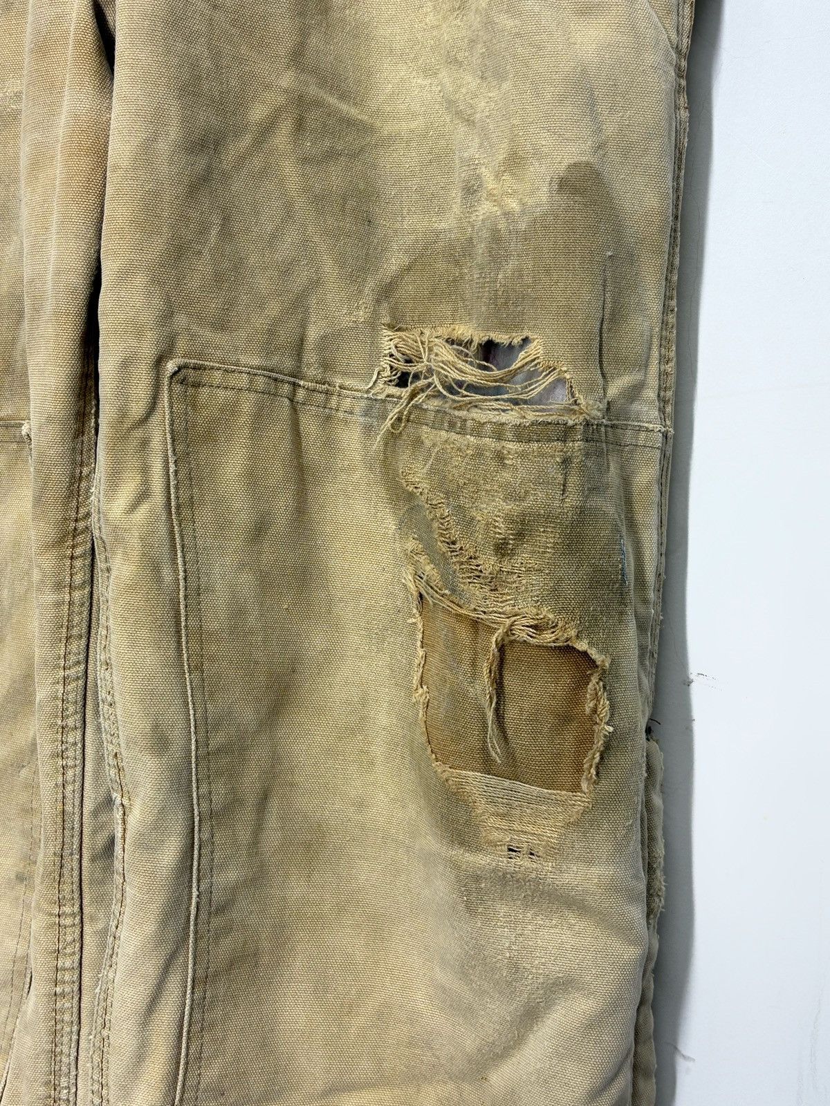 Carhartt Carhartt vintage overall canvas trashed faded mens rare Size US 32 / EU 48 - 9 Thumbnail