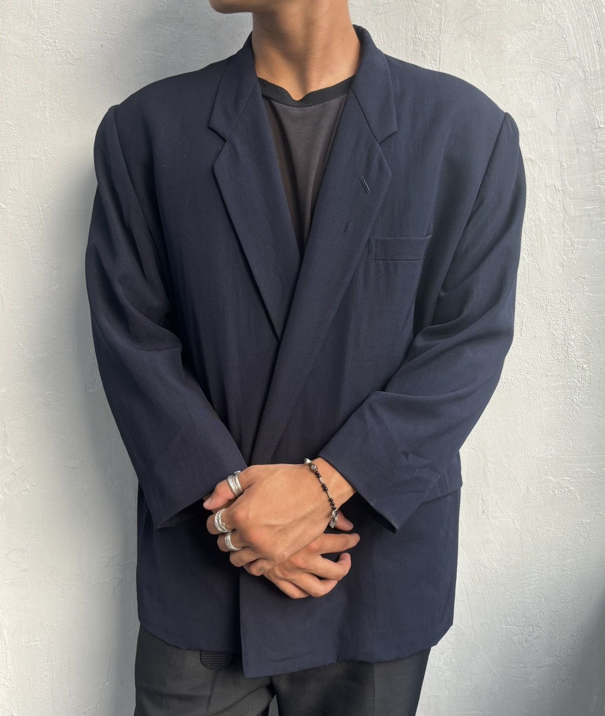 Comme des Garcons Homme Plus Comme Des Garcons Homme Plus 80s oversized wool blazer Size 48S - 5 Thumbnail