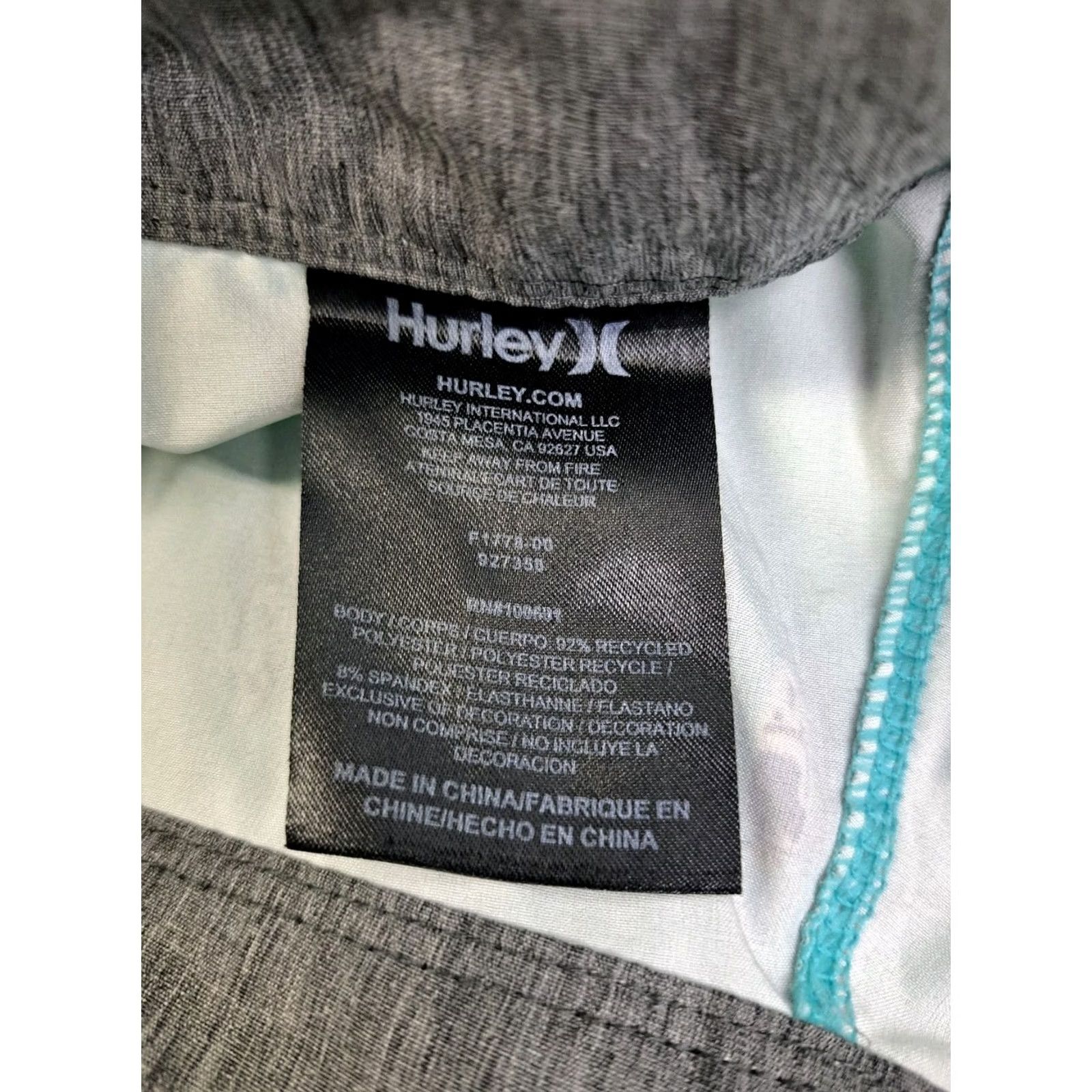Hurley Hurley Mens Phantom Board Shorts Green Boat Print Size 29 7" #7446 Size US 29 - 8 Thumbnail