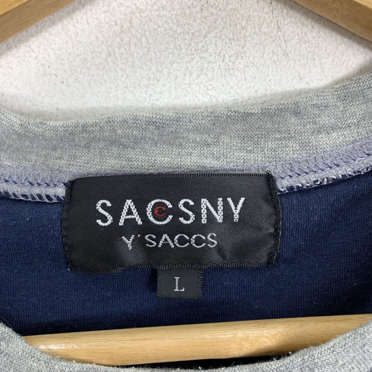 Japanese Brand SACSNY Y’S ACCS Yohji Yamamoto Japanese Brand Stripes Tshirt Size US L / EU 52-54 / 3 - 6 Thumbnail
