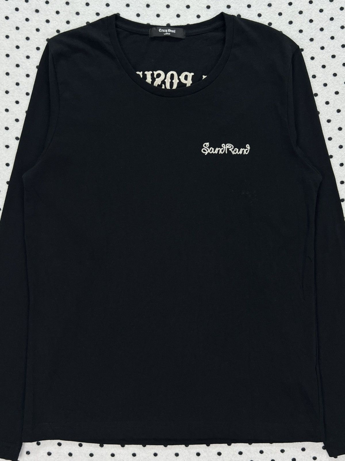 Japanese Brand Crazy Devil Embroidered L/S Tshirt Size US S / EU 44-46 / 1 - 3 Thumbnail