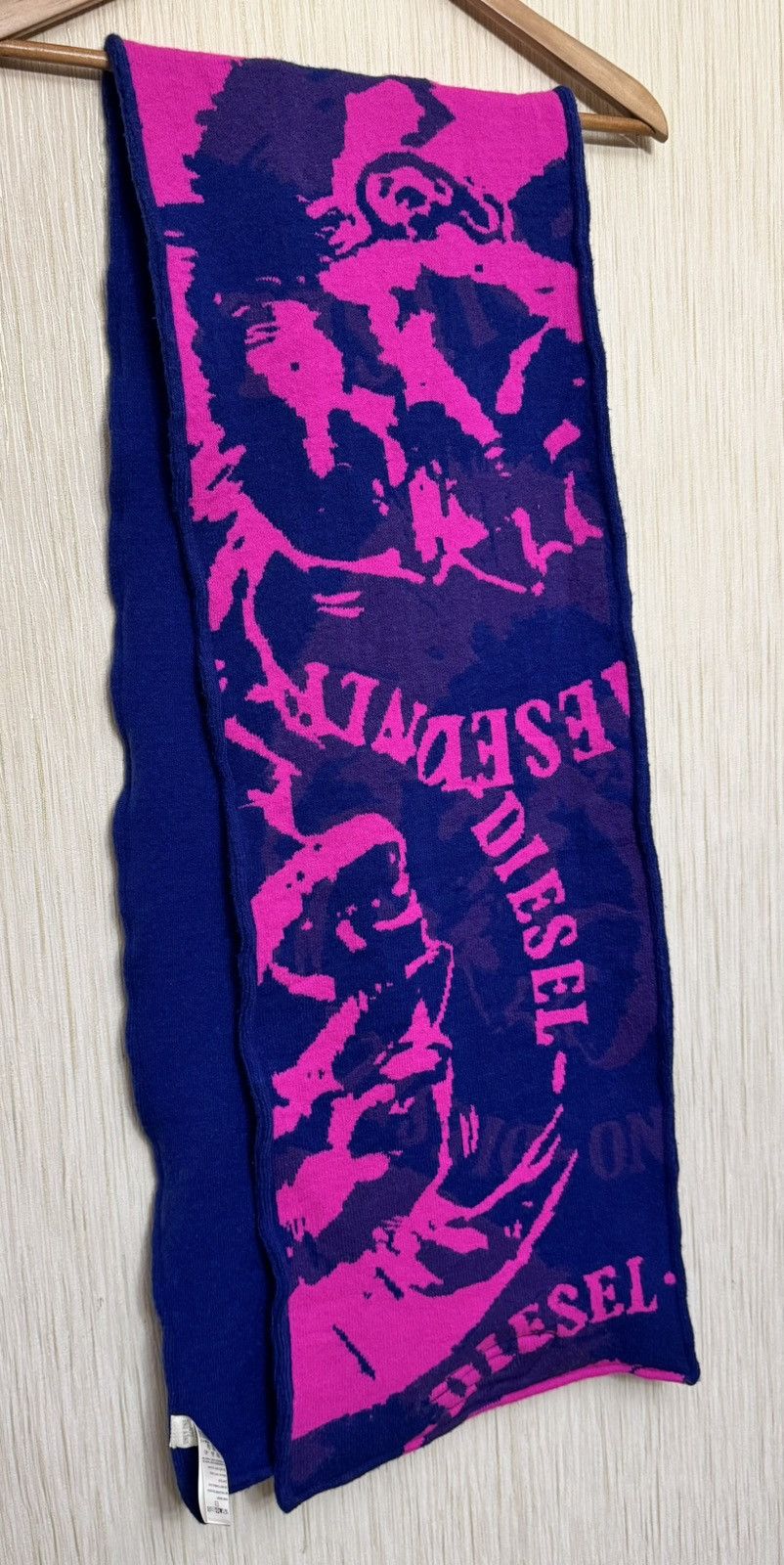 Disney × Vintage Diesel vintage big logo Y2K scarf Size ONE SIZE - 1 Thumbnail