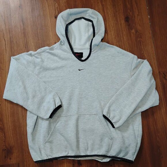 Nike Vintage 90s Nike Mid Swoosh Hoodie Sweatshirt Travis Scott Size US XL / EU 56 / 4 - 2 Thumbnail