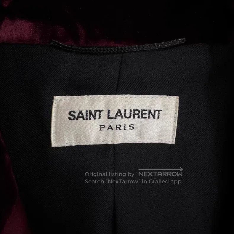Saint Laurent Paris Saint Laurent Paris Red Velvet Suit Size US S / EU 44-46 / 1 - 4 Thumbnail