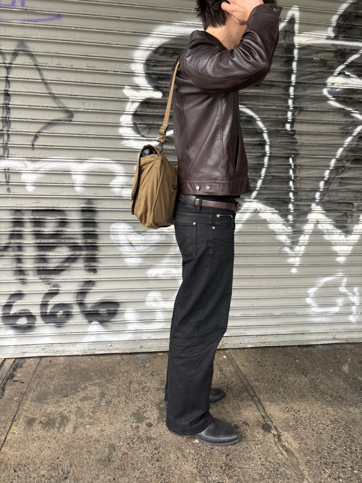 Nudie Jeans Nudie Jeans Joppe Western Leather Jacket Size US M / EU 48-50 / 2 - 2 Thumbnail