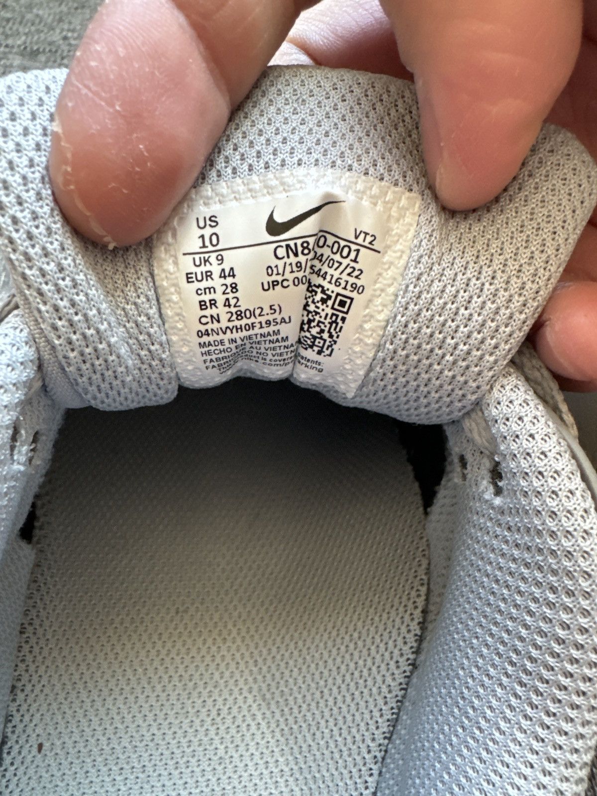 Nike Air Max 90 Wolf Grey Size US 10 / EU 43 - 5 Thumbnail
