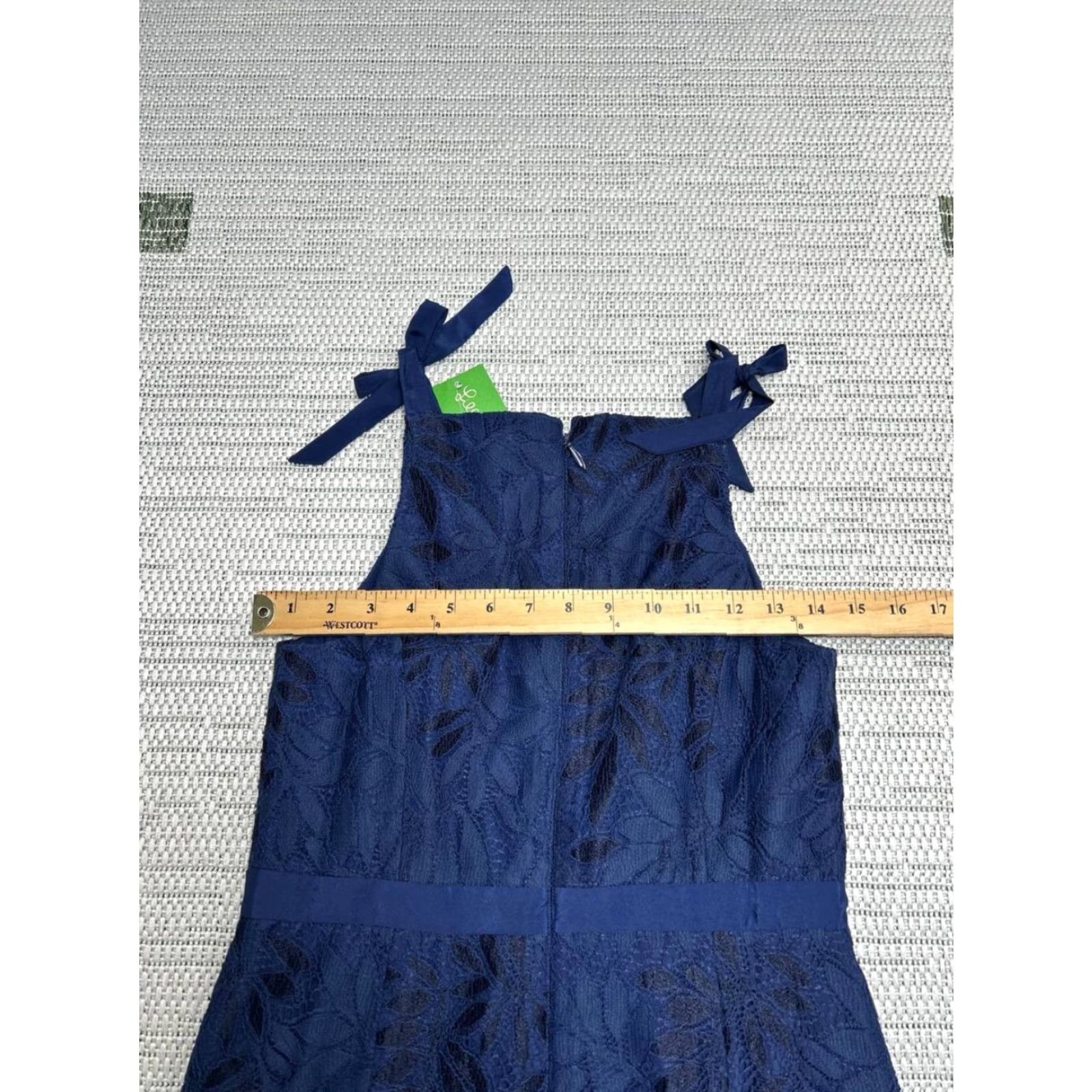 Lilly Pulitzer Lilly Pulitzer Kayleigh Shift Dress Womens 4 Blue Fern Gallery Lace Cotton New Size S / US 4 / IT 40 - 7 Thumbnail