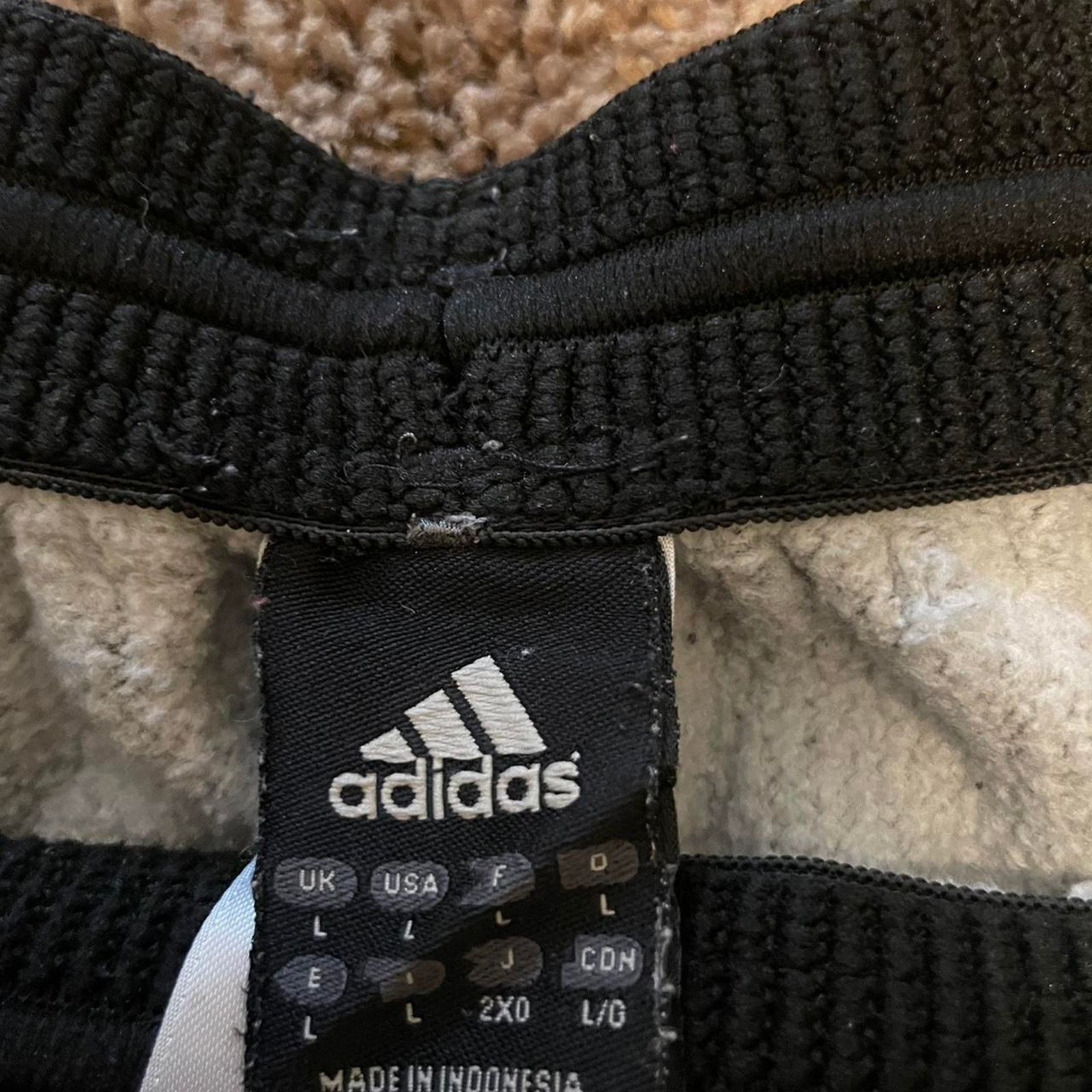 Adidas Grey and black Baggy adidas Size US 33 - 4 Thumbnail