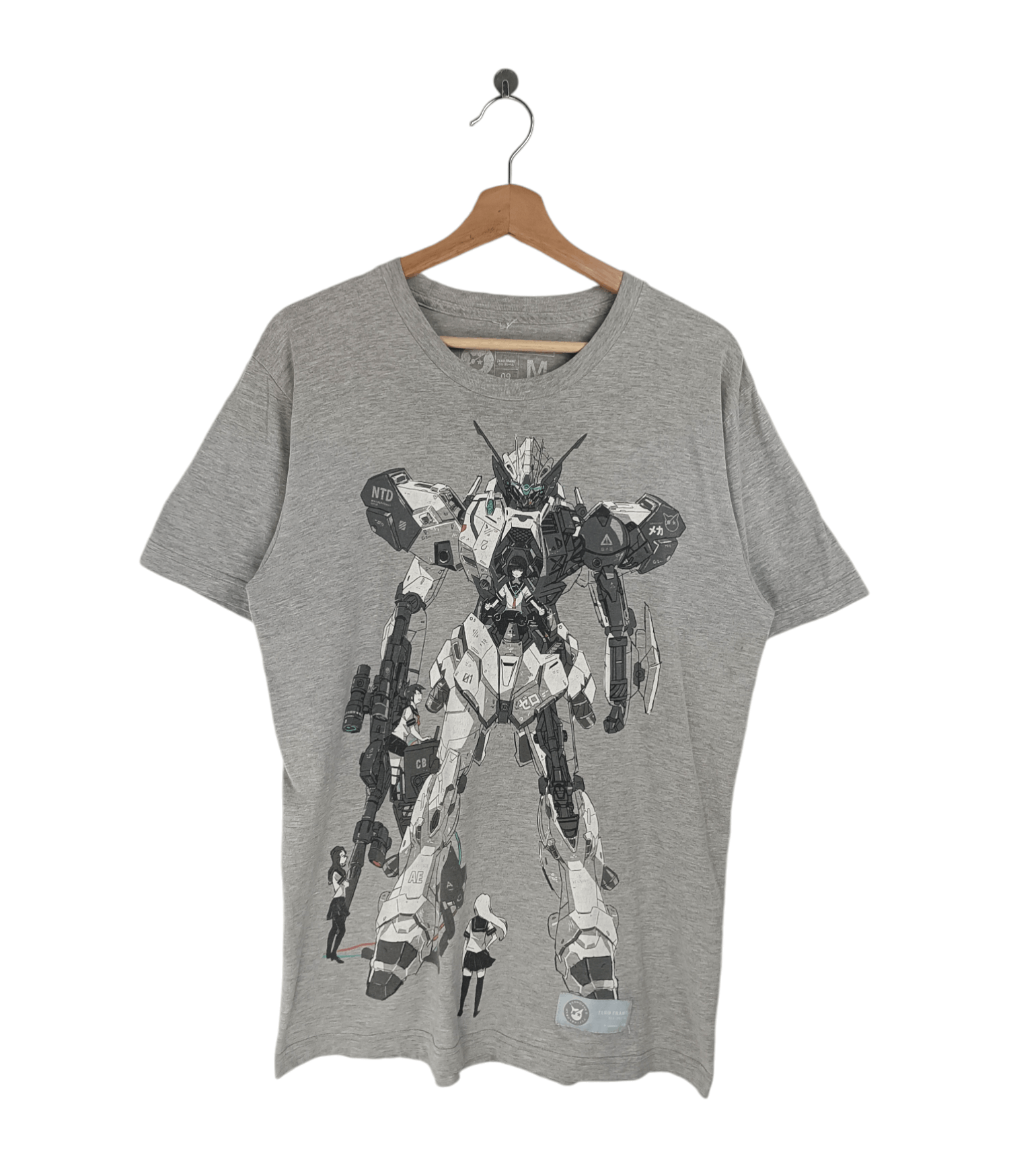 Vintage VINTAGE ZERO FRAME GUNDAM ROBOT TEE MECHA EVANGELION Size US M / EU 48-50 / 2 - 1 Thumbnail