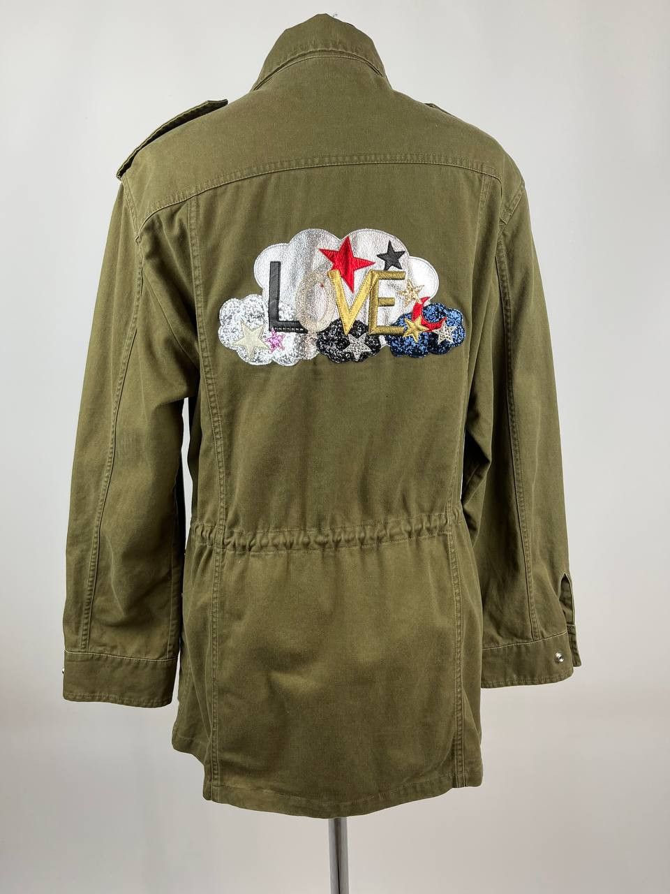 Saint Laurent Paris Saint Laurent Paris Love Patch Military F2 Field Jacket Size M / US 6-8 / IT 42-44 - 3 Thumbnail