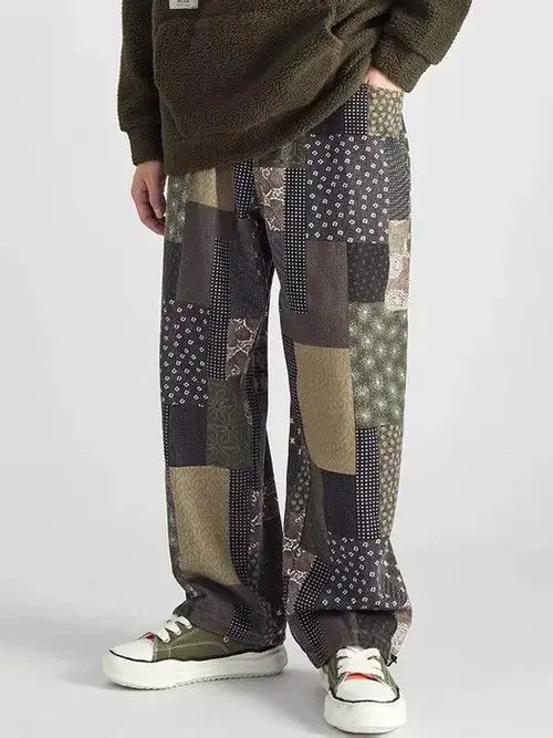 Japanese Brand New Collection Bandana Print Pants Kapital Inspired Spring Size US 33 - 3 Thumbnail